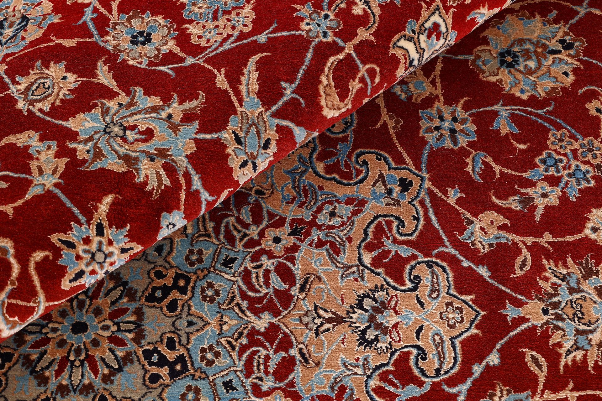 Wool & Silk Nain Persian Rug 175 × 292 cm, hand-knotted - Image 8