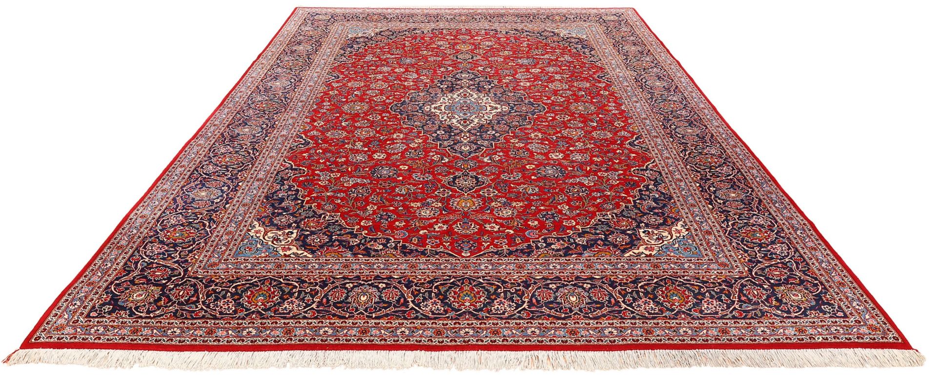 Alternative view of Wool Kashan Persian Rug 312 × 428 cm, hand-knotted
