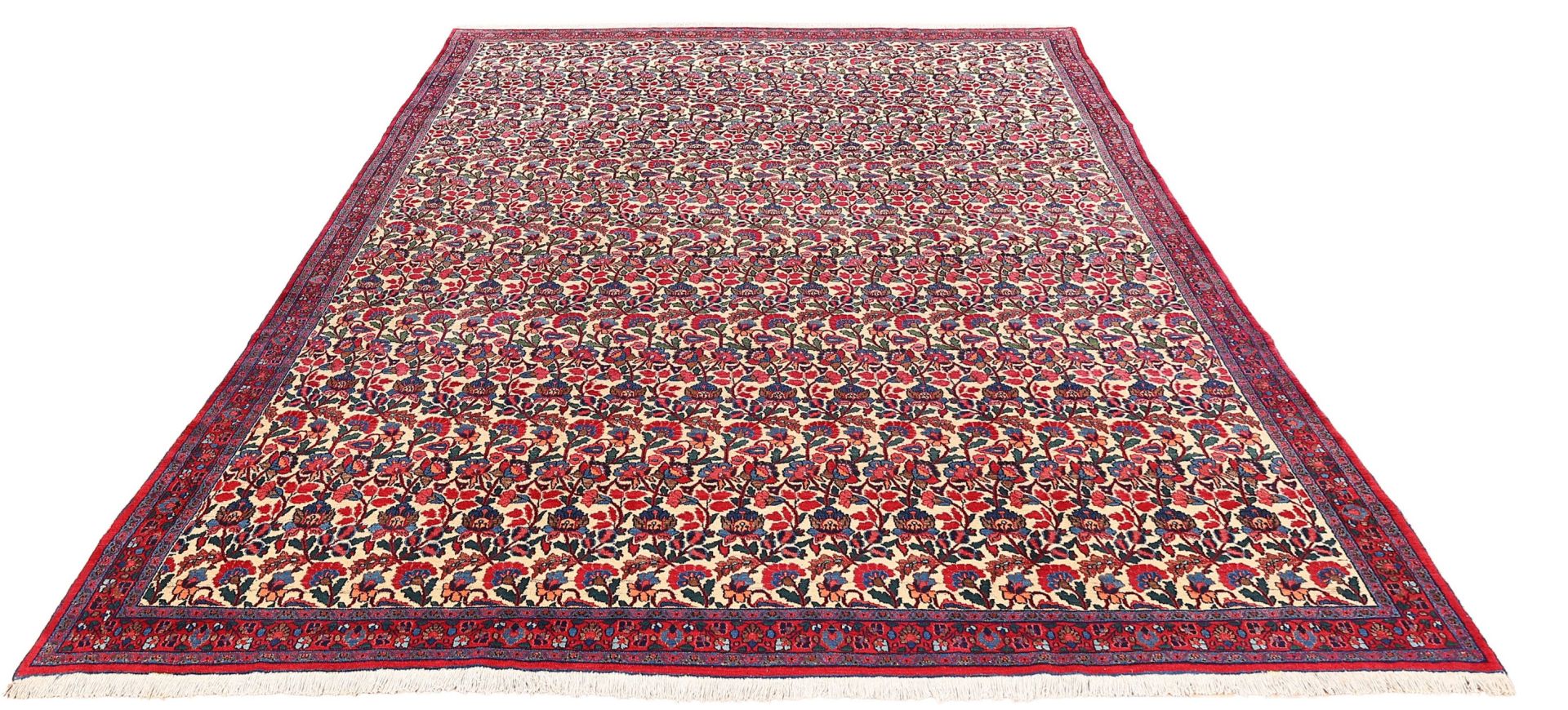 Alternative view of Hand-Knotted Moud Persian Rug, 324 × 408 cm, Wool