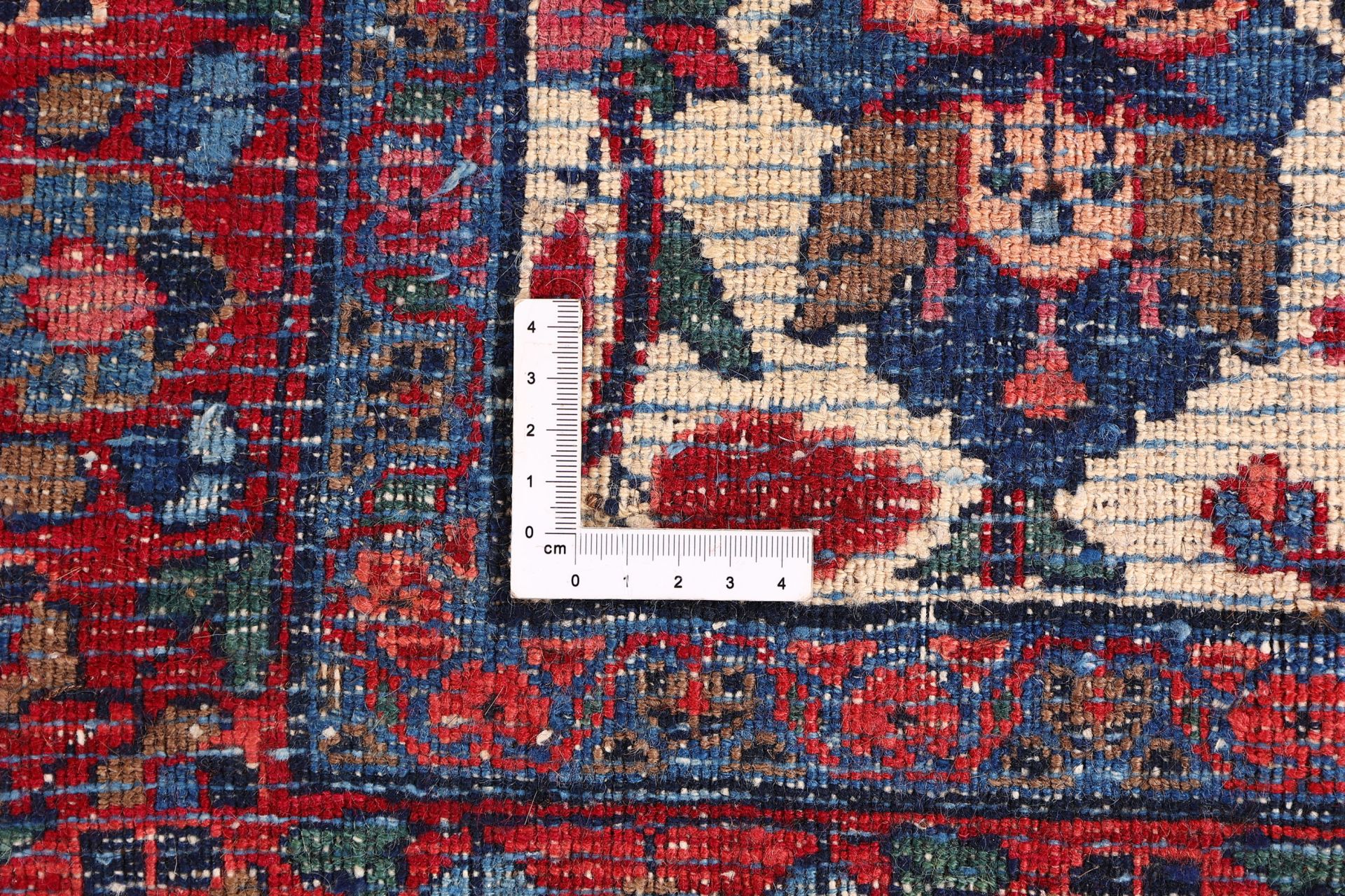 Hand-Knotted Moud Persian Rug, 324 × 408 cm, Wool - Image 9