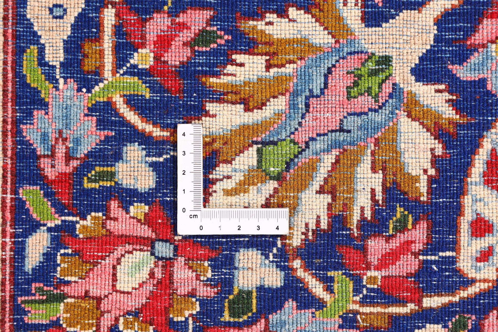 Hand-Knotted Yazd Persian Rug, 345 × 511 cm, Wool - Image 9