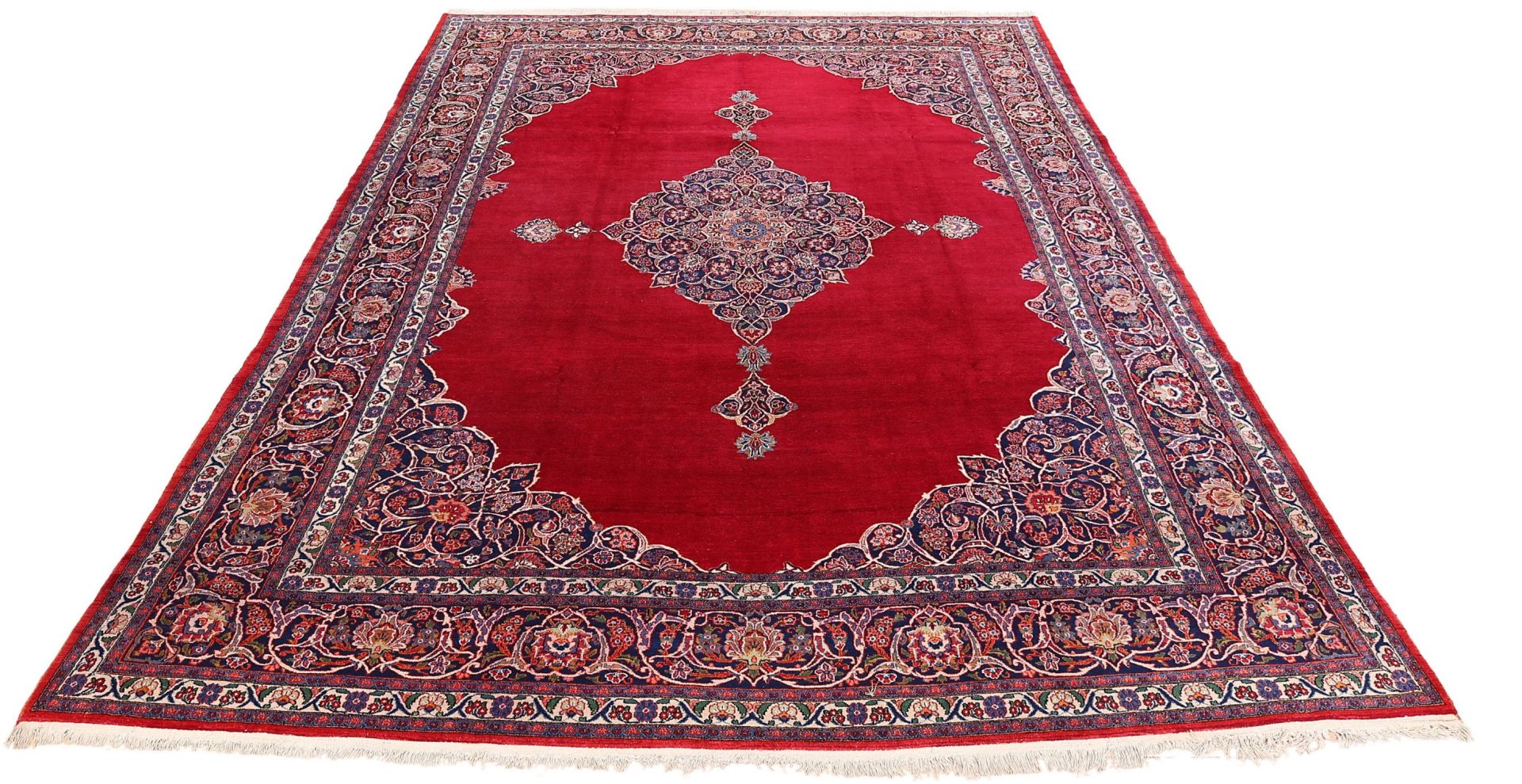 Alternative view of Wool Kashan Persian Rug 306 × 452 cm, hand-knotted