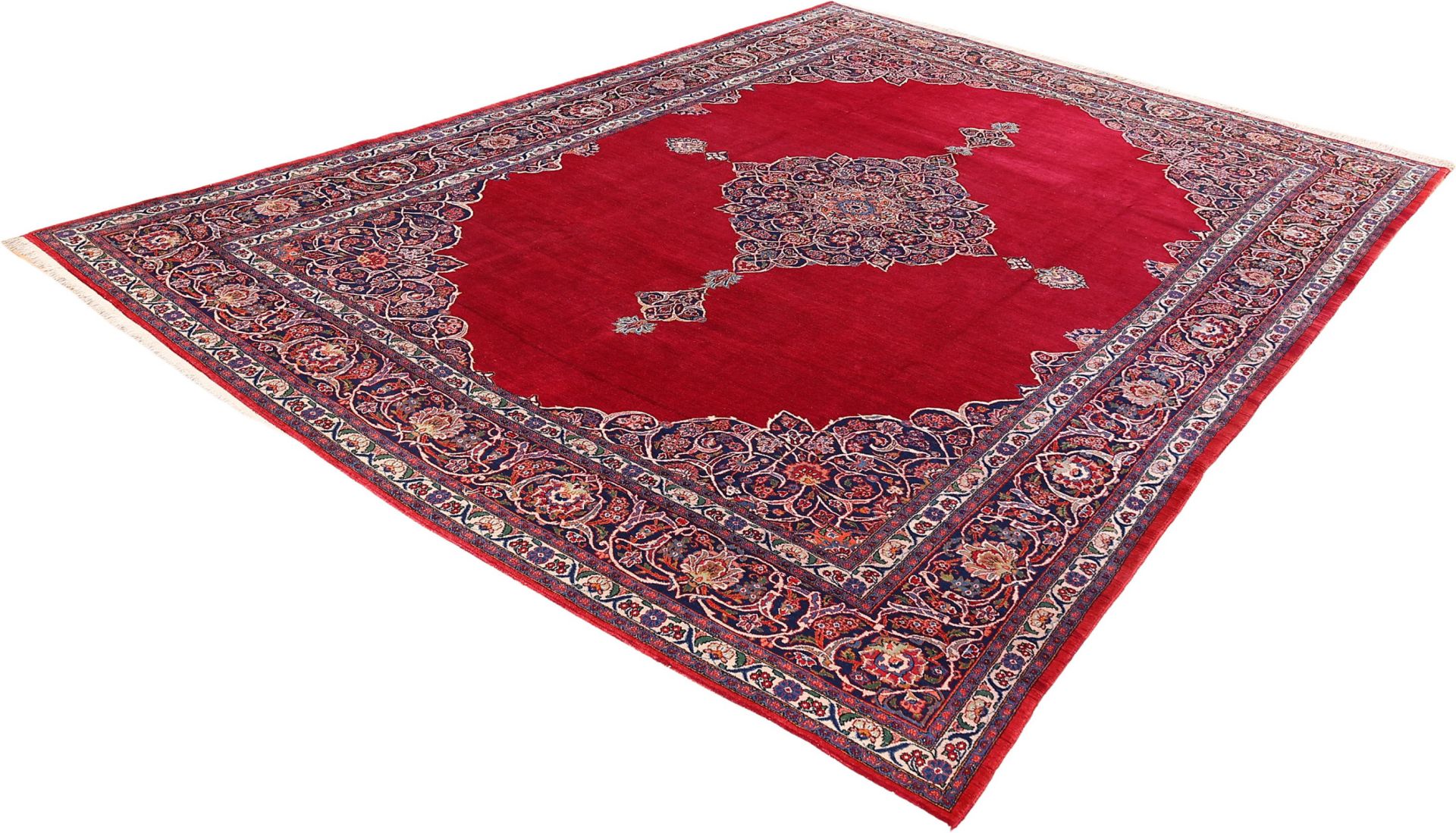 Wool Kashan Persian Rug 306 × 452 cm, hand-knotted - Image 3
