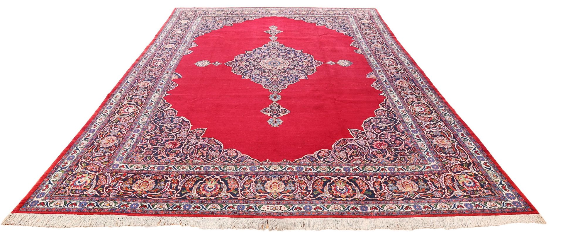 Wool Kashan Persian Rug 306 × 452 cm, hand-knotted - Image 4