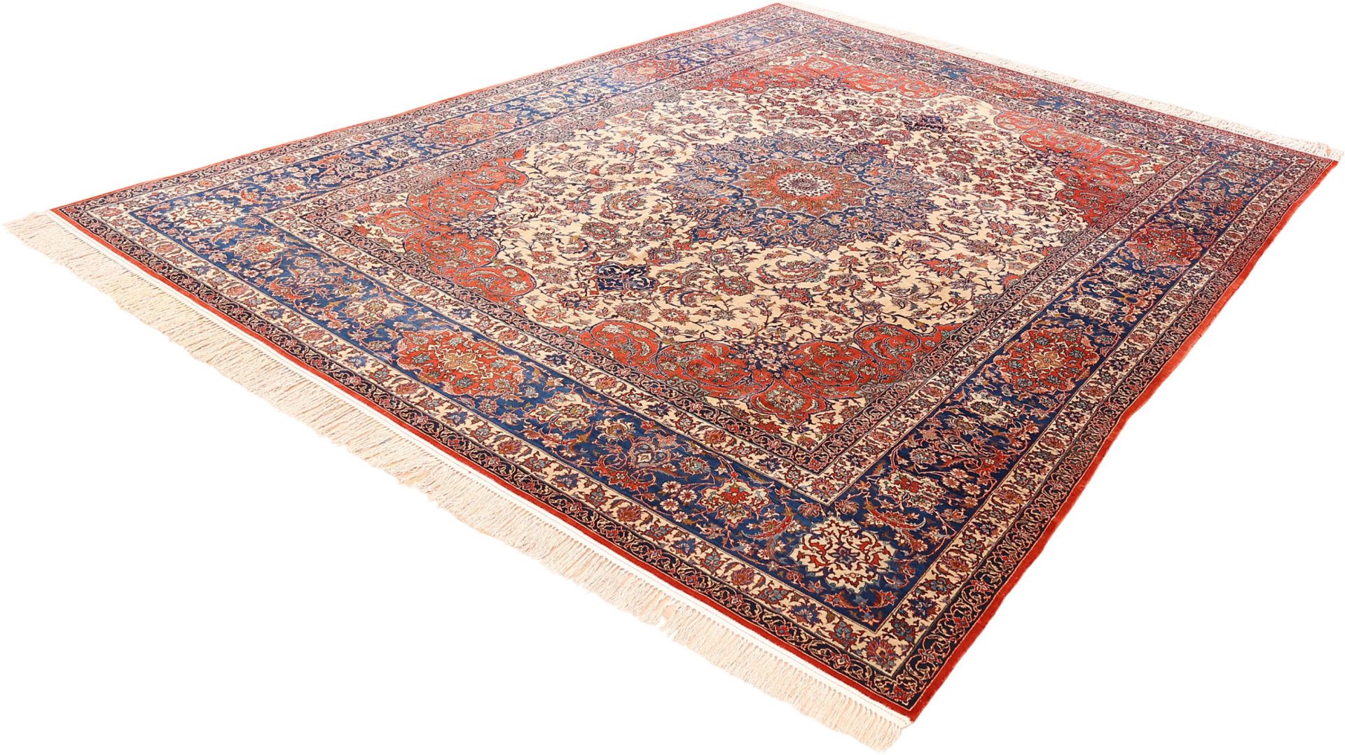 Isfahan Persian Rug 309 × 405 cm in Wool, hand-knotted - Image 3
