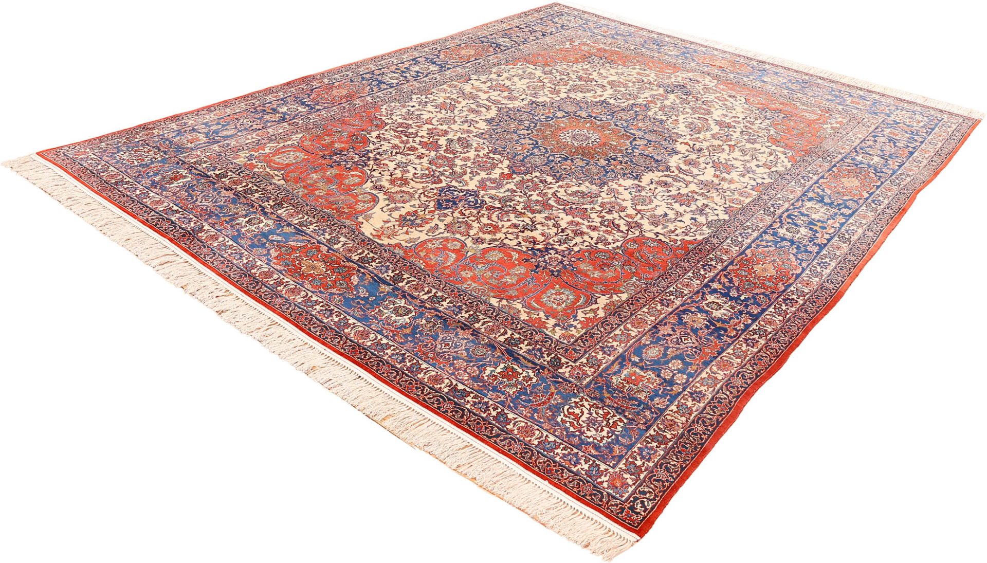 Isfahan Persian Rug 309 × 405 cm in Wool, hand-knotted - Image 5
