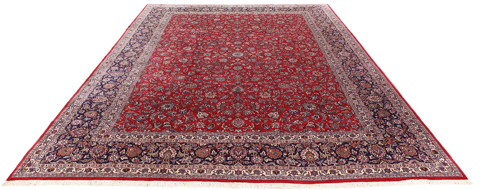 Alternative view of Hand-Knotted Kerman Persian Rug, 306 × 403 cm, Wool