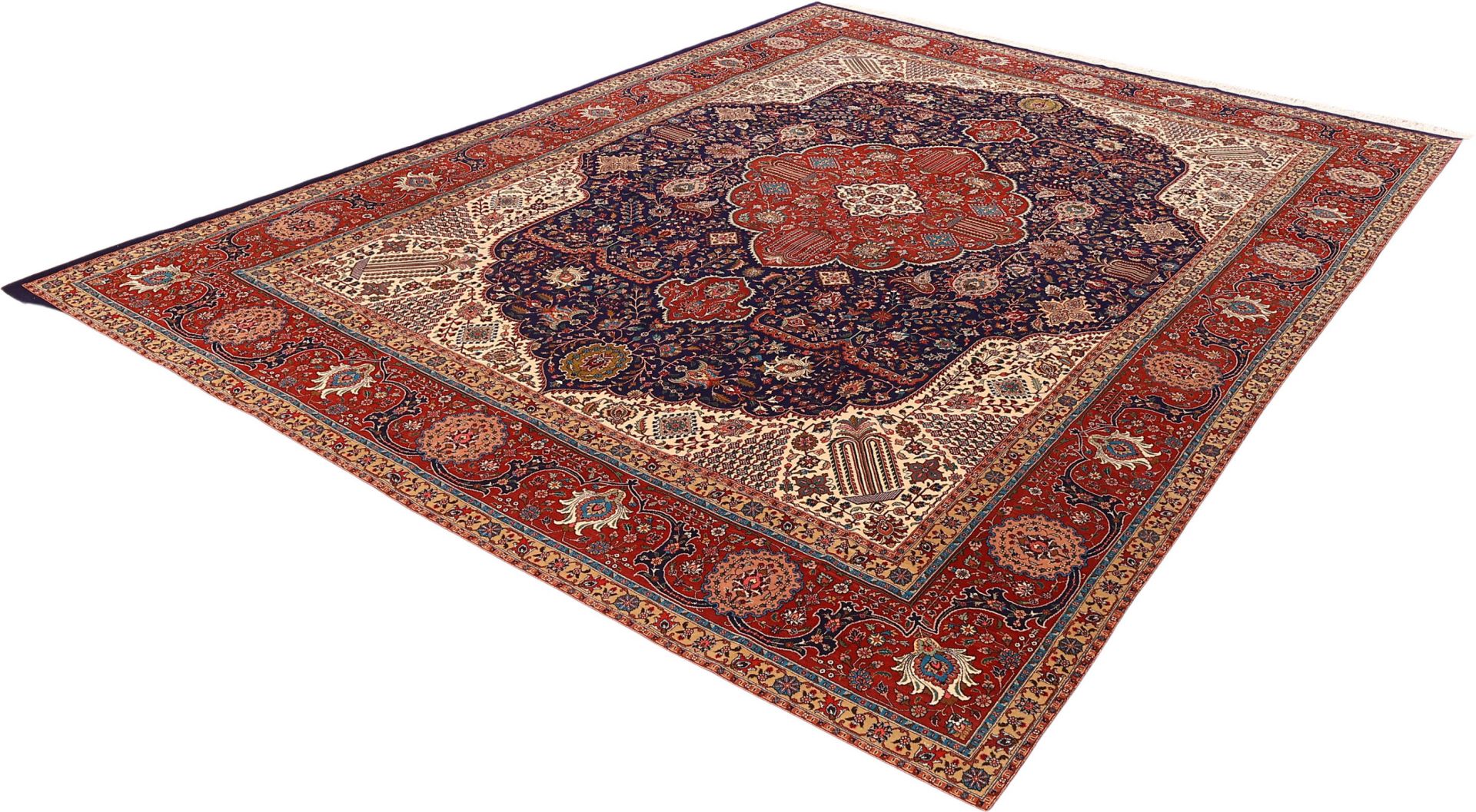 Tabriz Persian Rug 300 × 401 cm in Wool, hand-knotted - Image 3