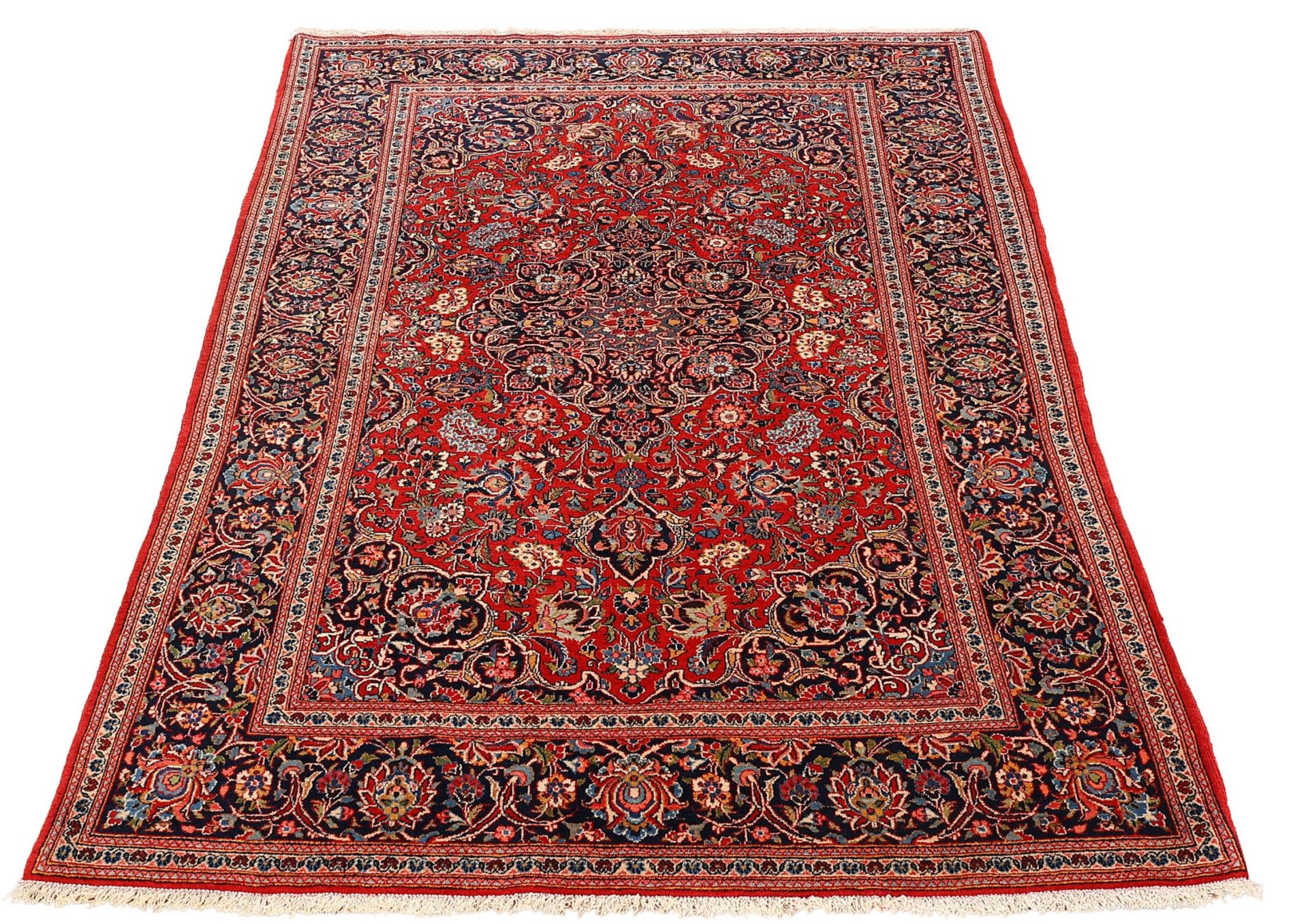 Alternative view of Wool Kashan Persian Rug 127 × 210 cm, hand-knotted