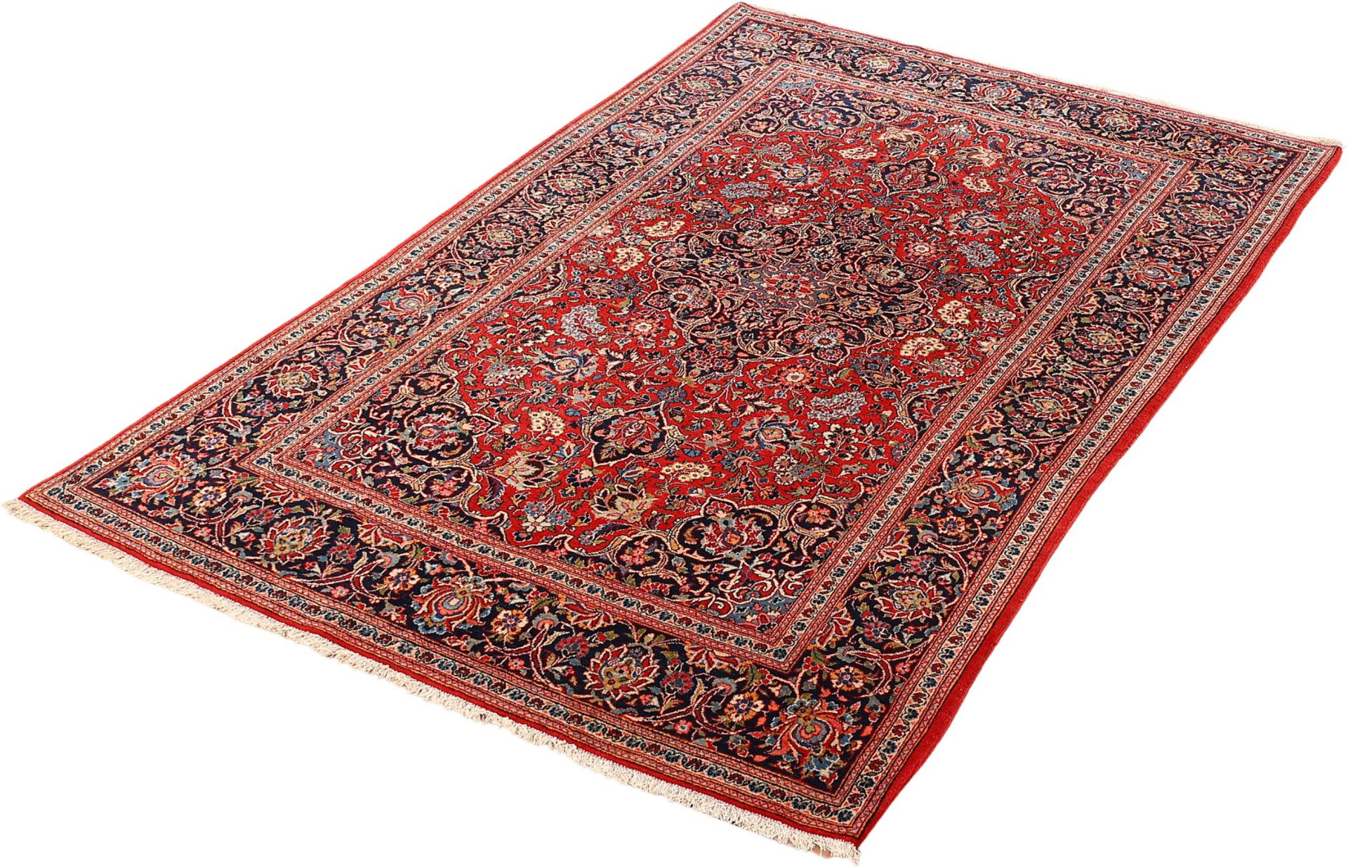 Wool Kashan Persian Rug 127 × 210 cm, hand-knotted - Image 3
