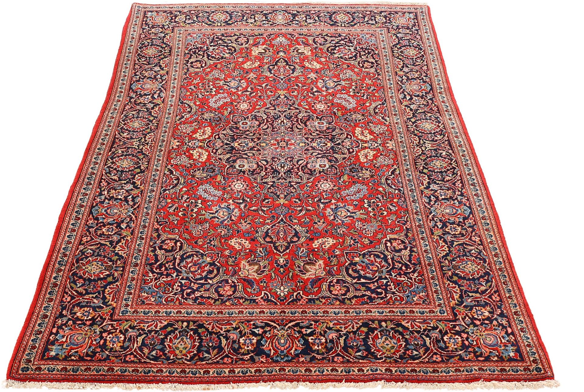 Wool Kashan Persian Rug 127 × 210 cm, hand-knotted - Image 4
