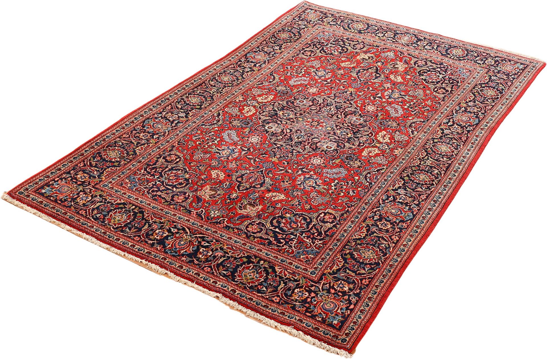 Wool Kashan Persian Rug 127 × 210 cm, hand-knotted - Image 5