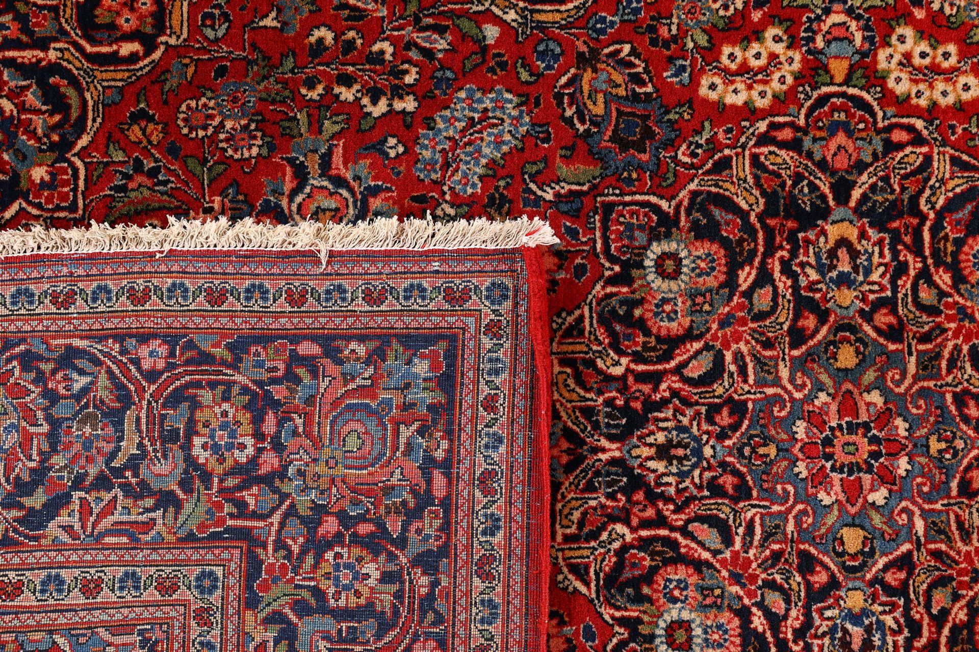 Wool Kashan Persian Rug 127 × 210 cm, hand-knotted - Image 7
