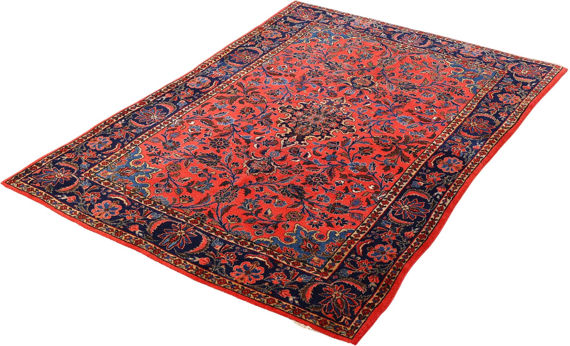 Kashan Persian Rug 135 × 200 cm in Wool, hand-knotted - Image 3