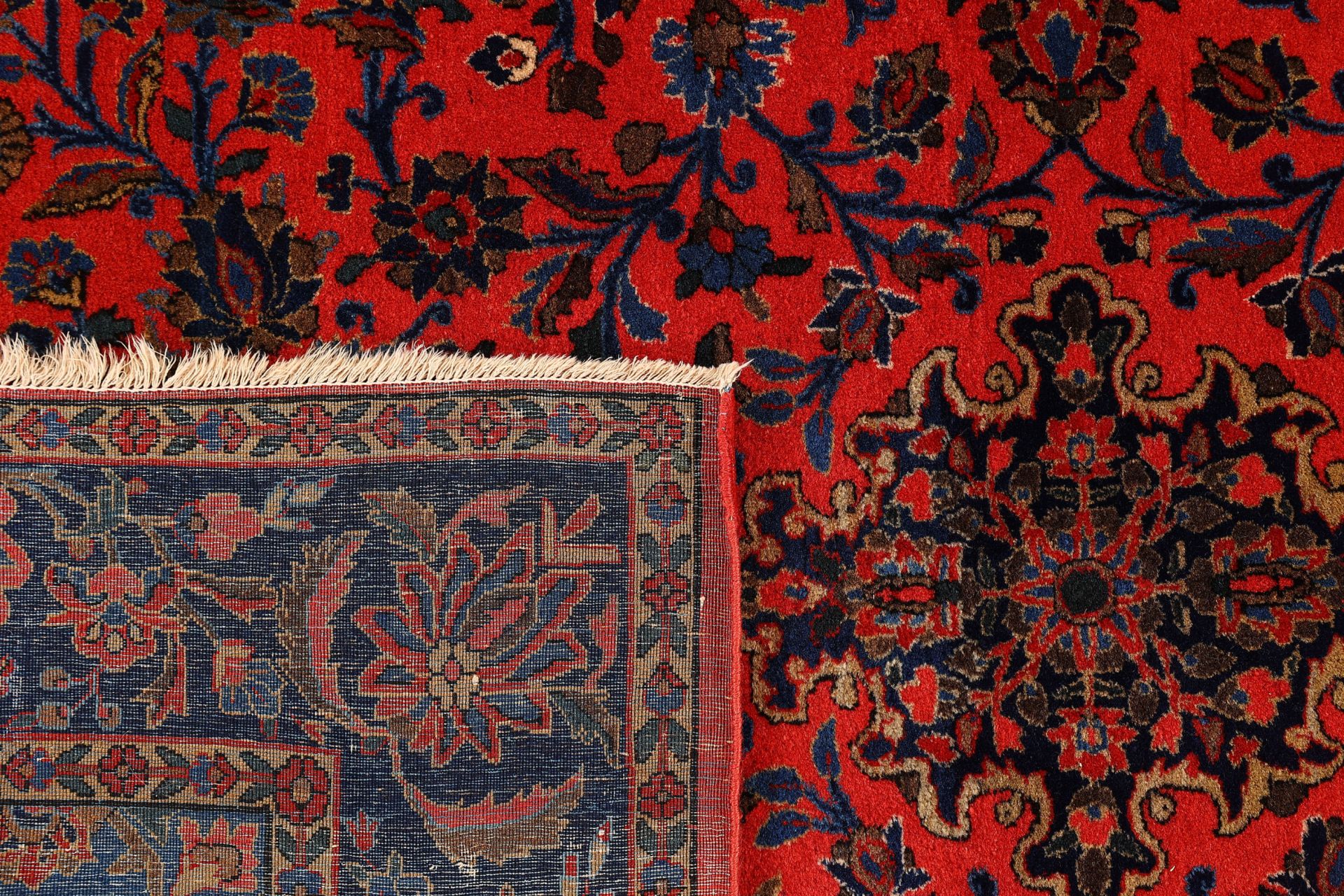 Kashan Persian Rug 135 × 200 cm in Wool, hand-knotted - Image 7