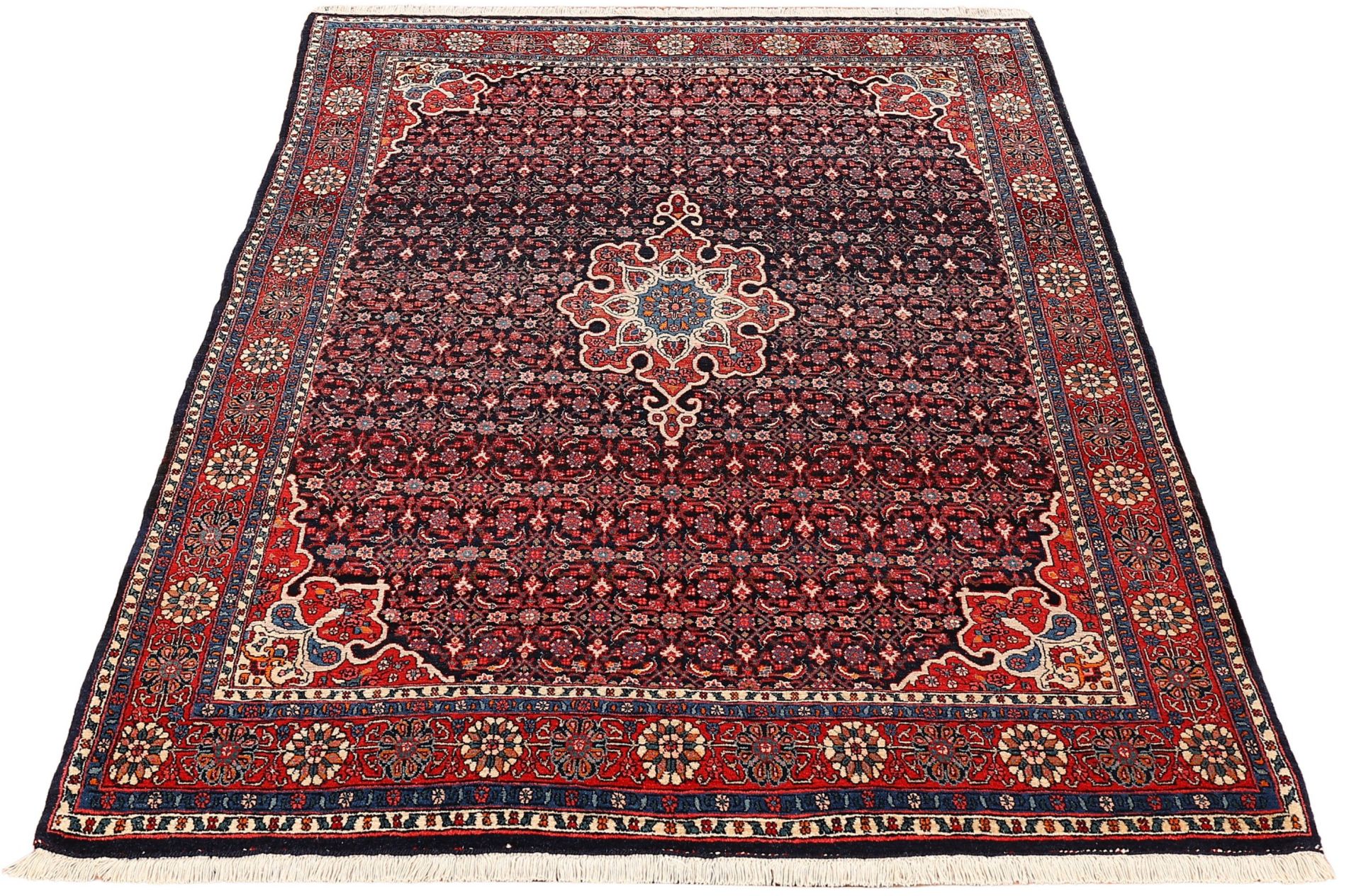 Alternative view of Bijar Persian Rug 136 × 211 cm in Wool, hand-knotted