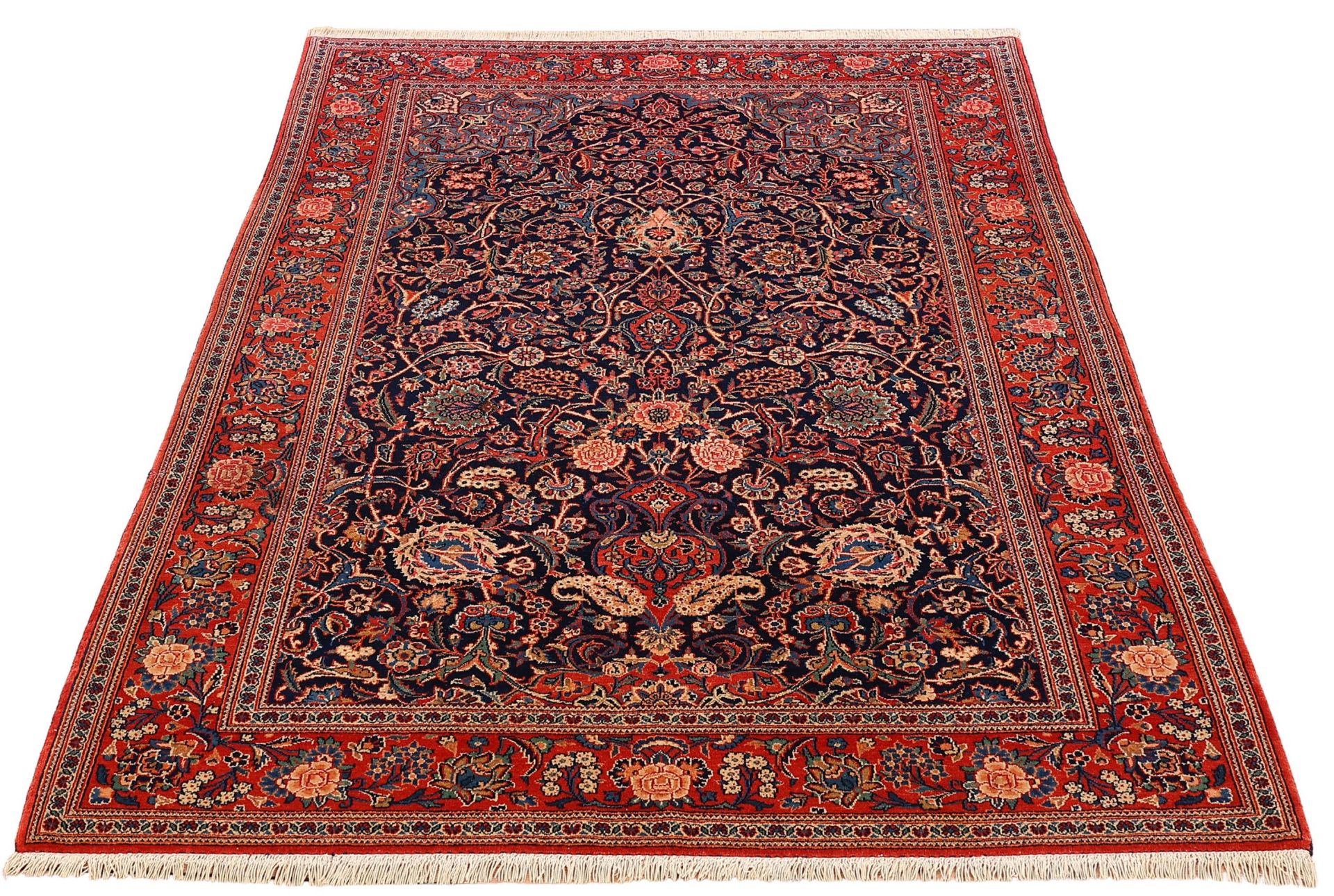 Alternative view of Wool Kashan Persian Rug 135 × 215 cm, hand-knotted