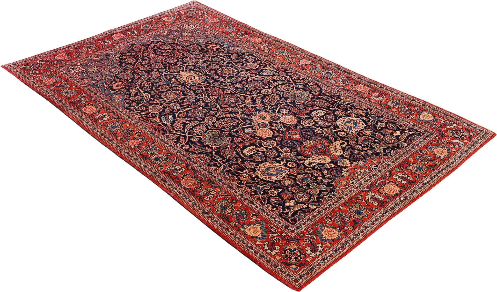 Wool Kashan Persian Rug 135 × 215 cm, hand-knotted - Image 4