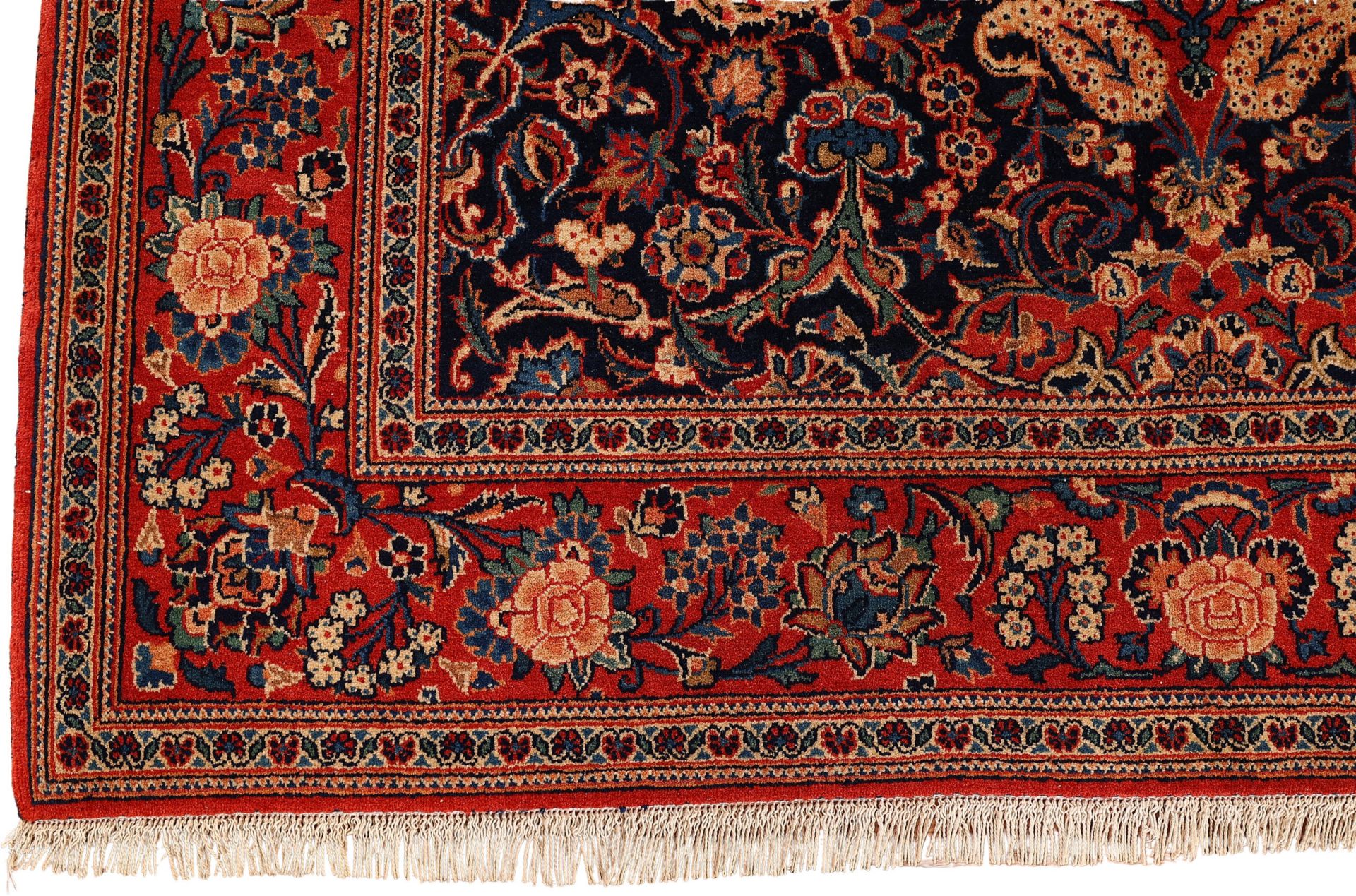 Wool Kashan Persian Rug 135 × 215 cm, hand-knotted - Image 5