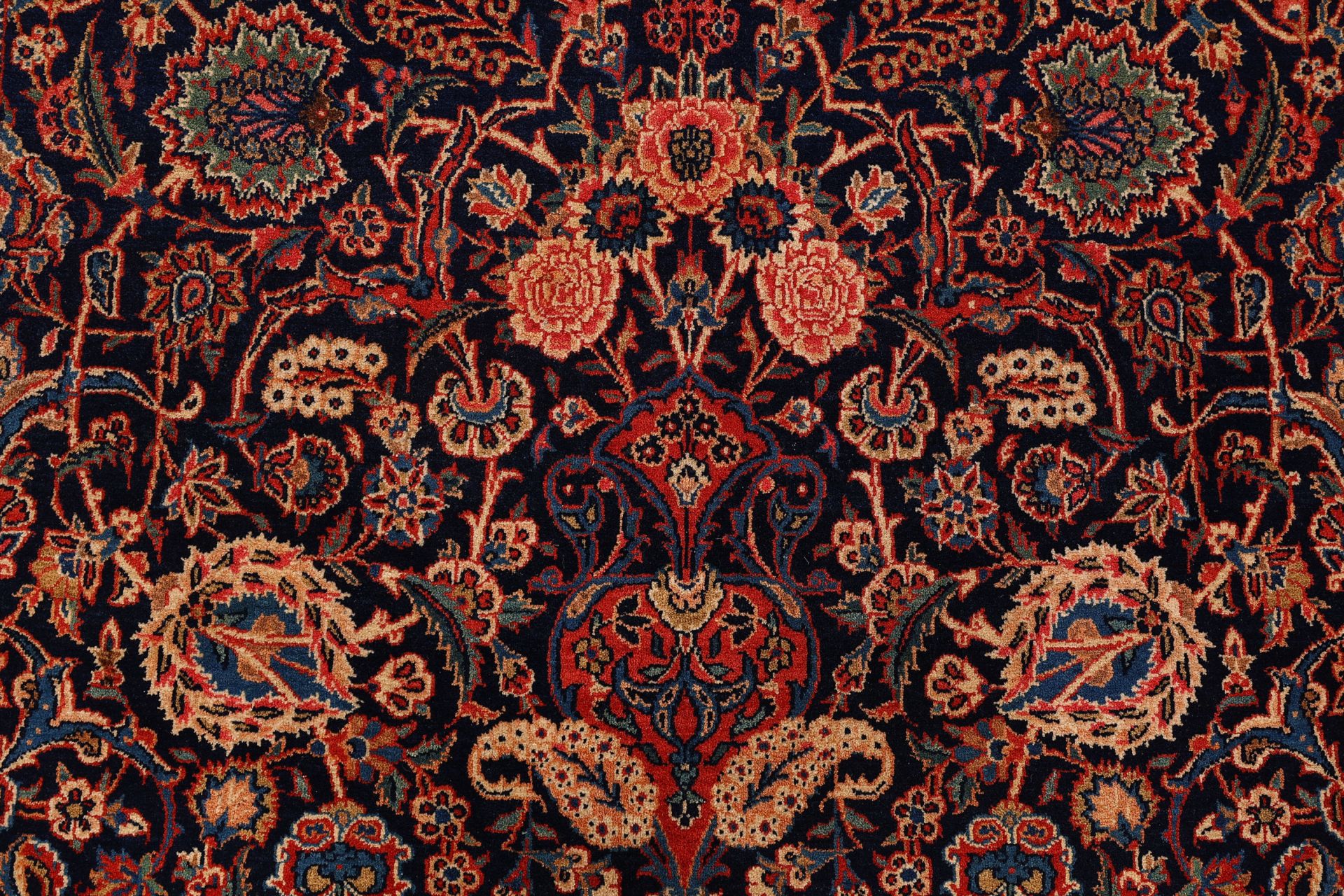 Wool Kashan Persian Rug 135 × 215 cm, hand-knotted - Image 6