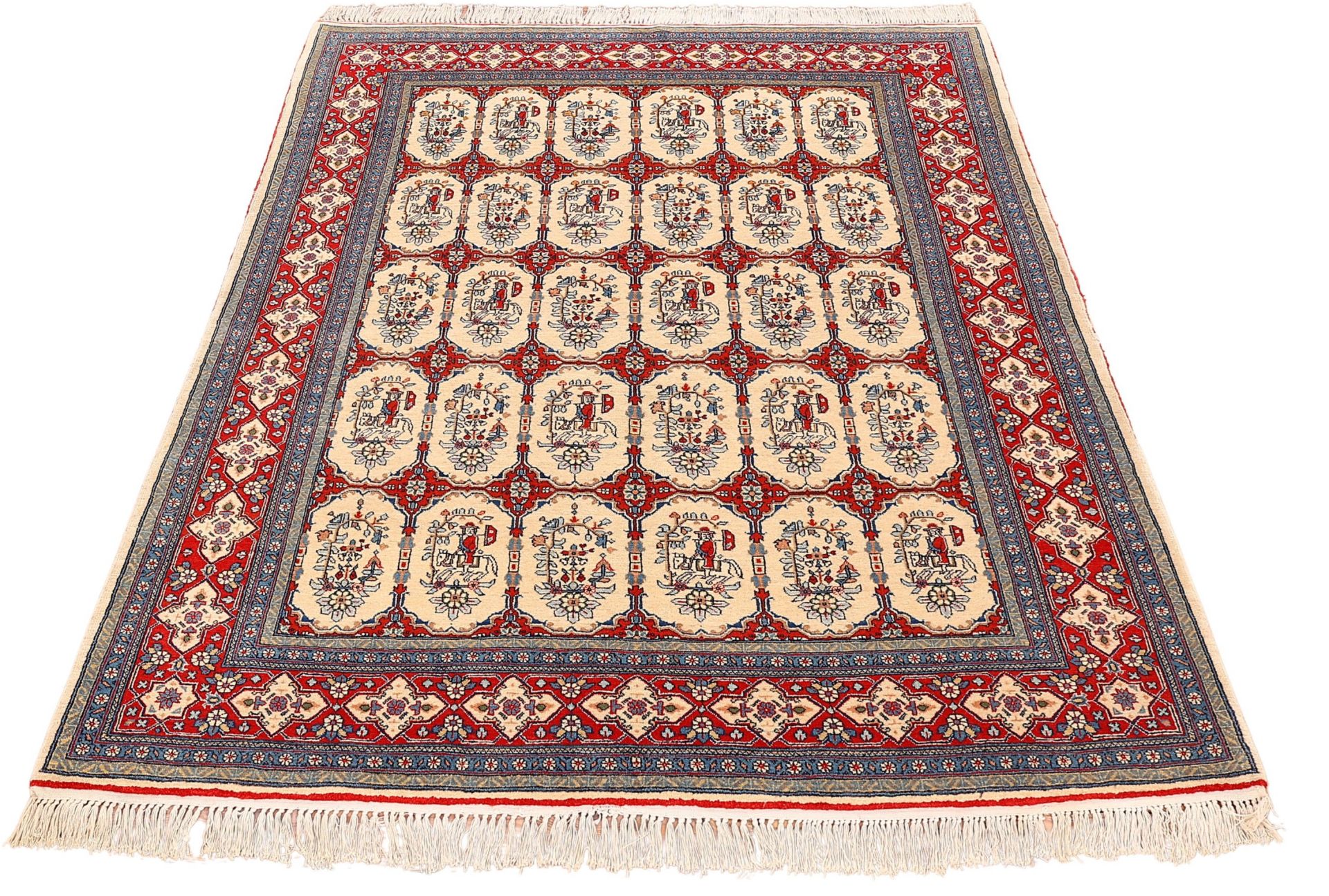 Alternative view of Wool Kashan Persian Rug 134 × 202 cm, hand-knotted