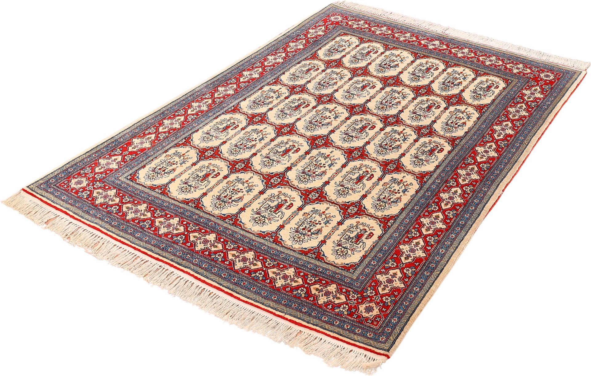 Wool Kashan Persian Rug 134 × 202 cm, hand-knotted - Image 3