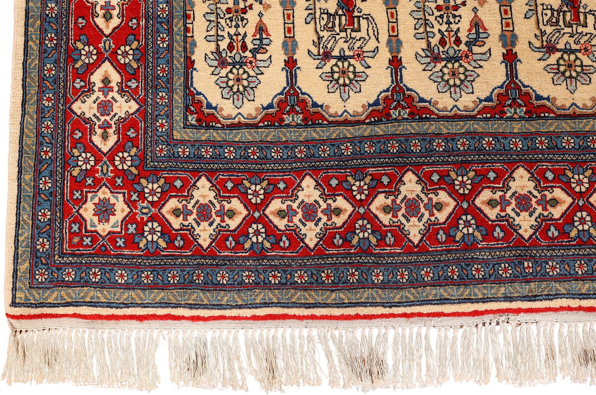 Wool Kashan Persian Rug 134 × 202 cm, hand-knotted - Image 5