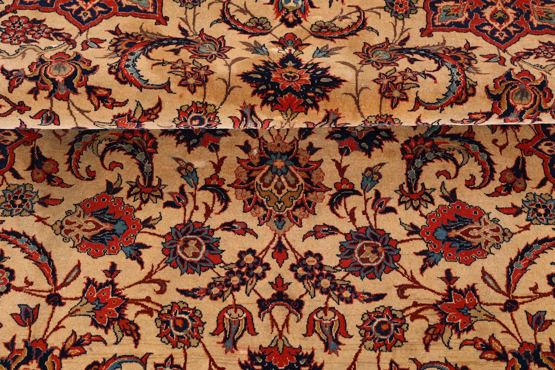 Wool & Silk Isfahan Persian Rug 146 × 222 cm, hand-knotted - Image 8