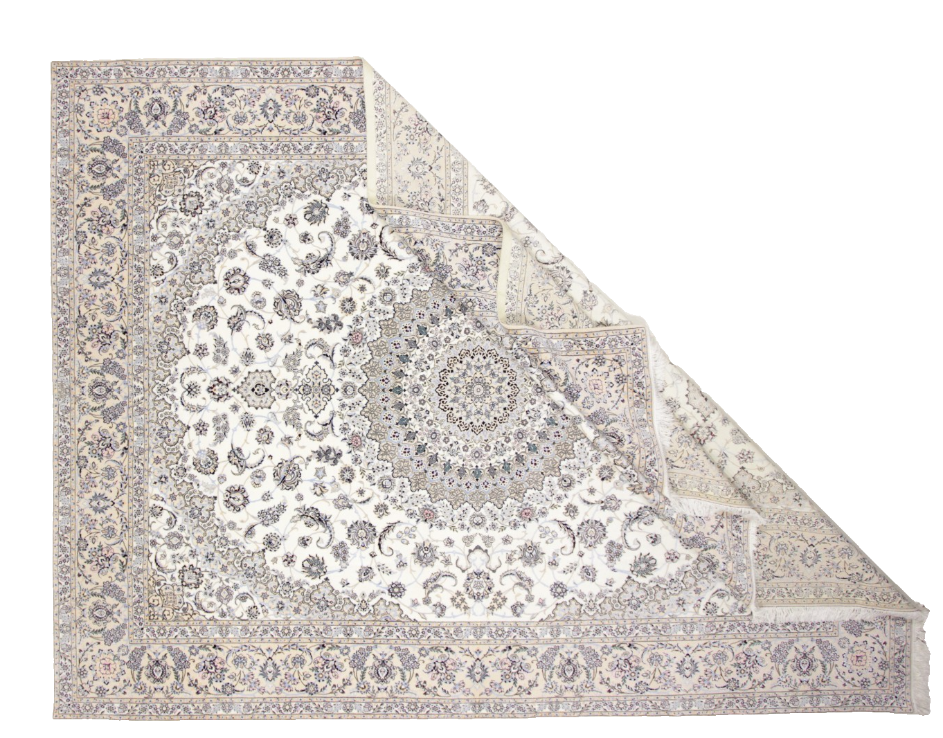 Alternative view of Oriental Rug 410 × 312 cm in Silk, hand-knotted