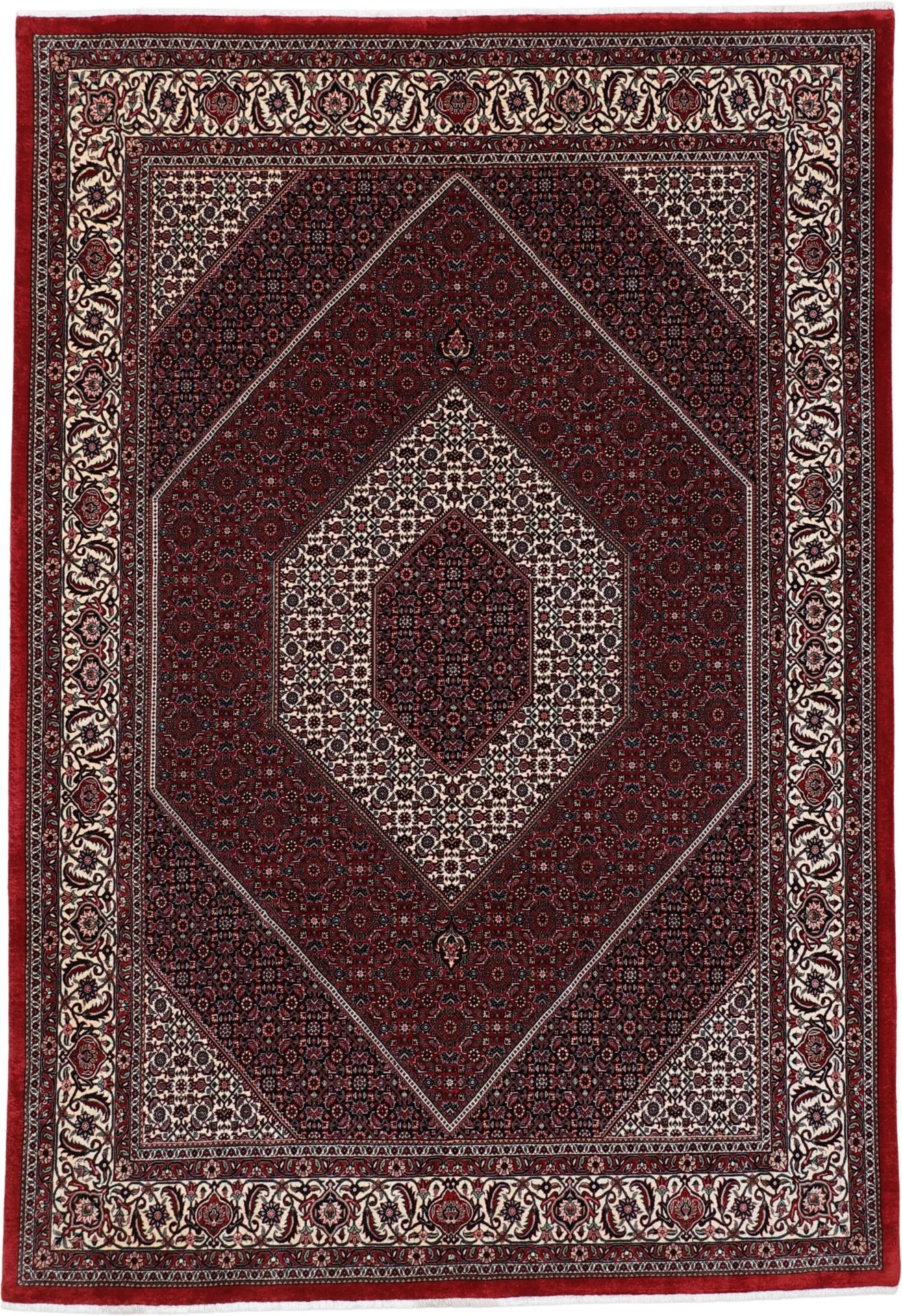 Wool & Silk Bijar Persian Rug 205 × 300 cm, hand-knotted