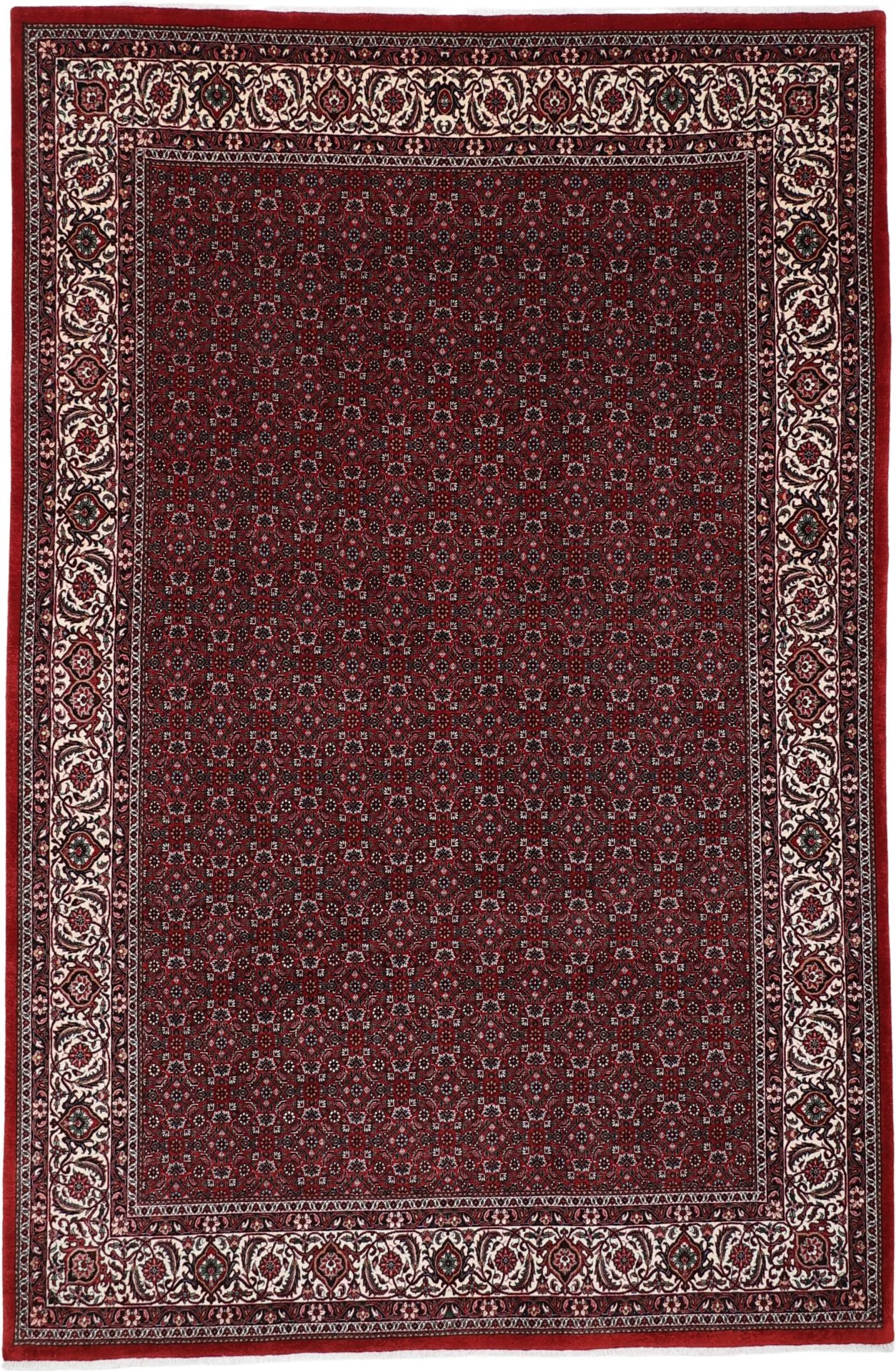 Wool & Silk Bijar Persian Rug 205 × 308 cm, hand-knotted