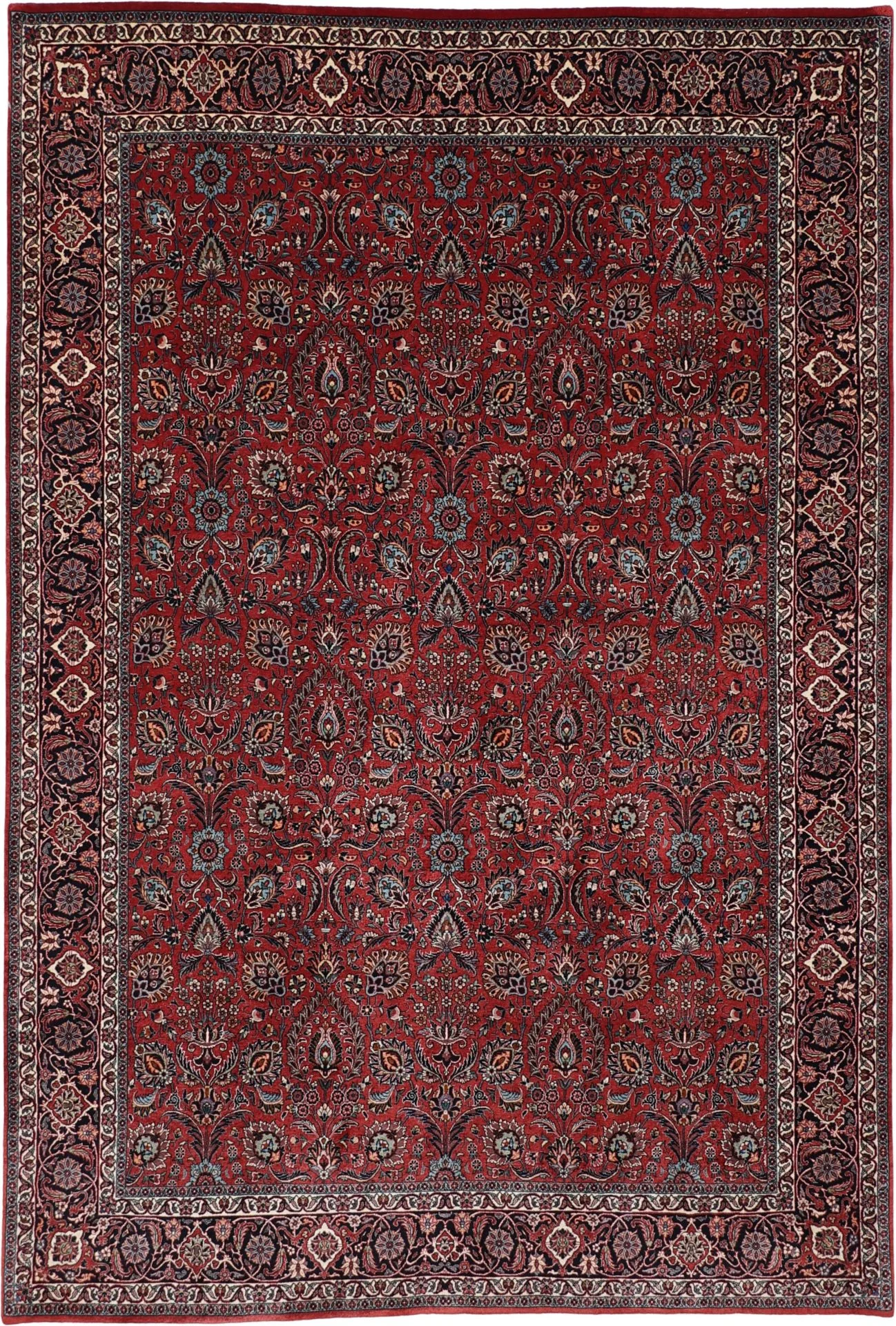 Bijar Persian Rug 203 × 300 cm in Wool & Silk, hand-knotted