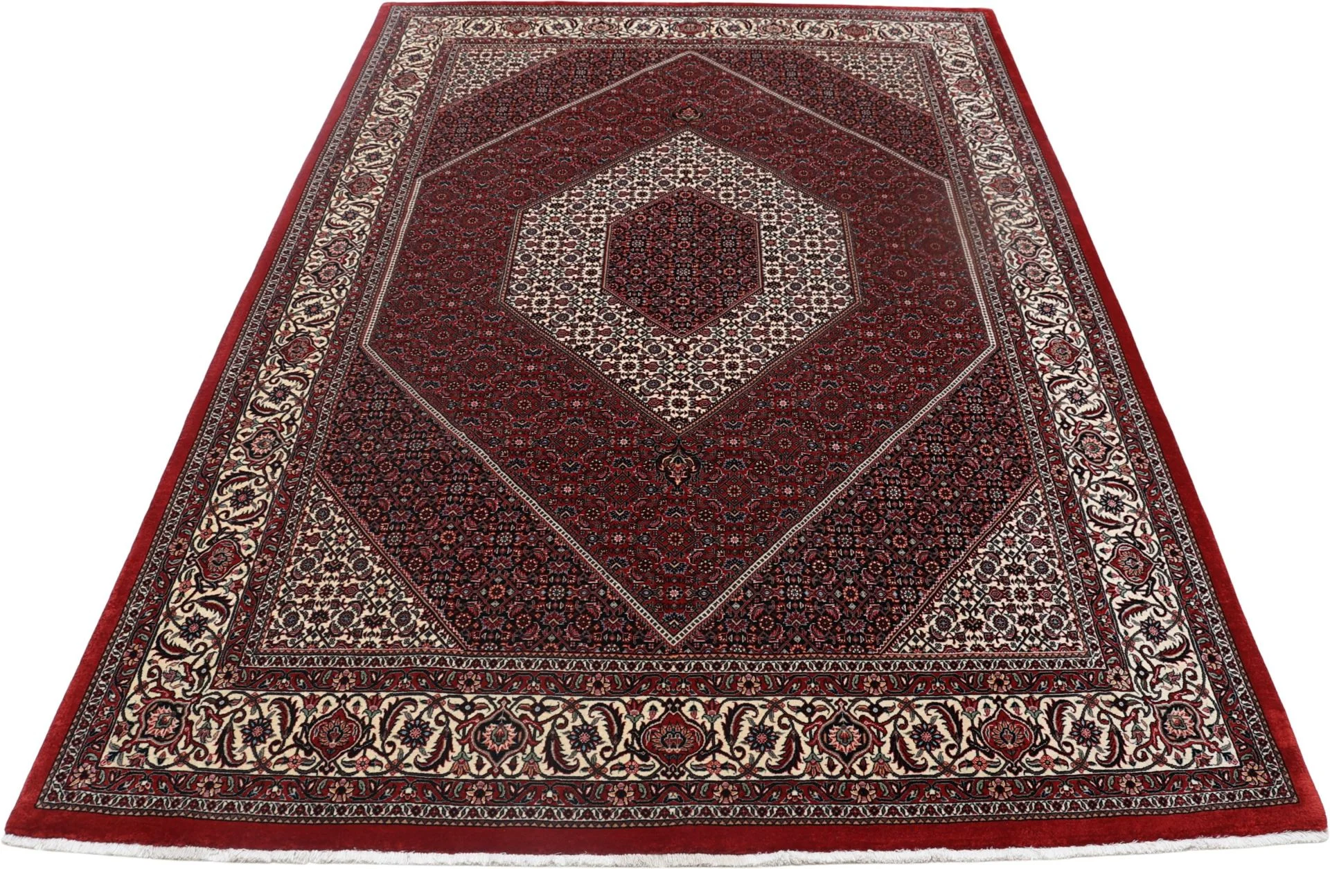 Wool & Silk Bijar Persian Rug 205 × 300 cm, hand-knotted - Image 7
