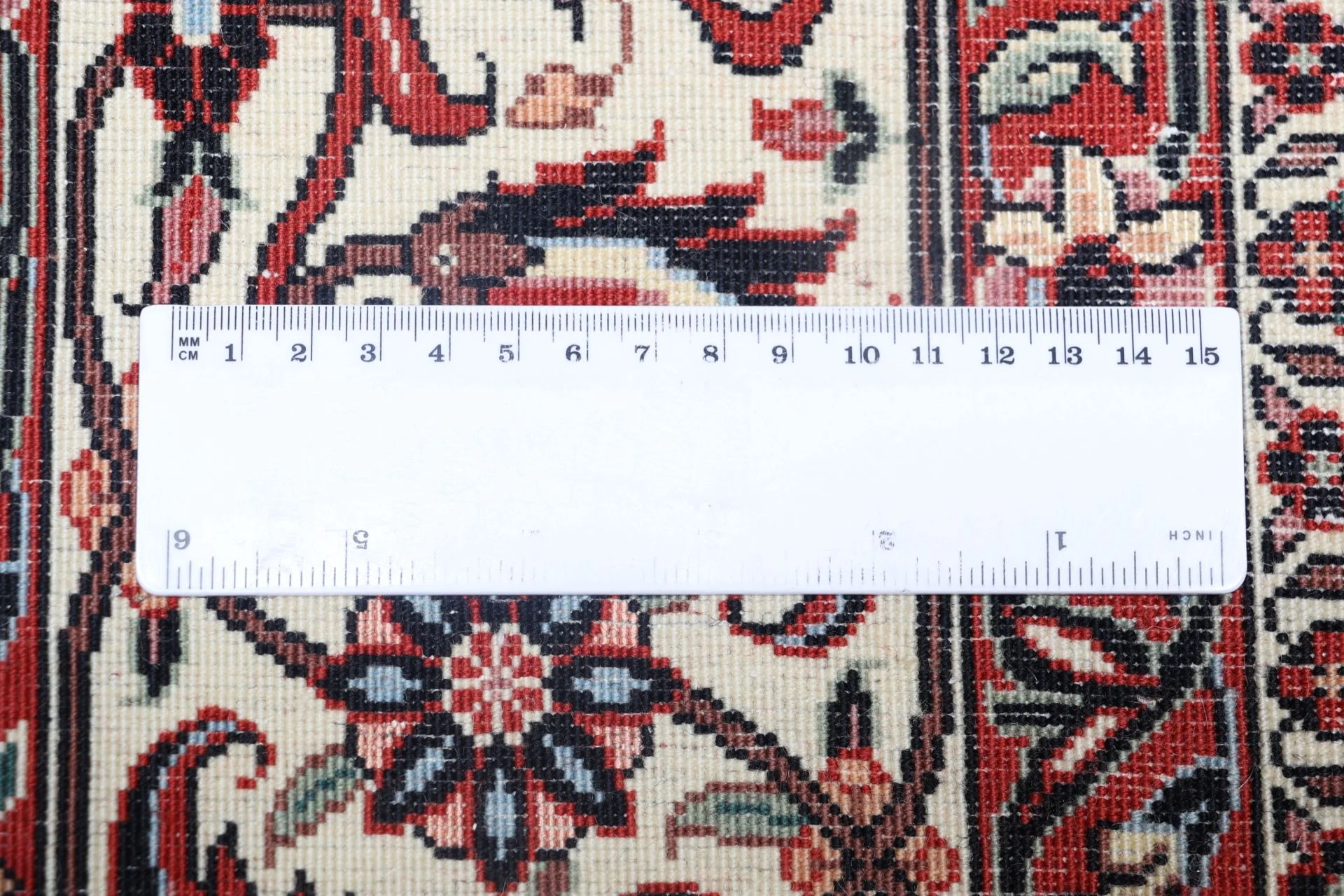 Wool & Silk Bijar Persian Rug 205 × 300 cm, hand-knotted - Image 11