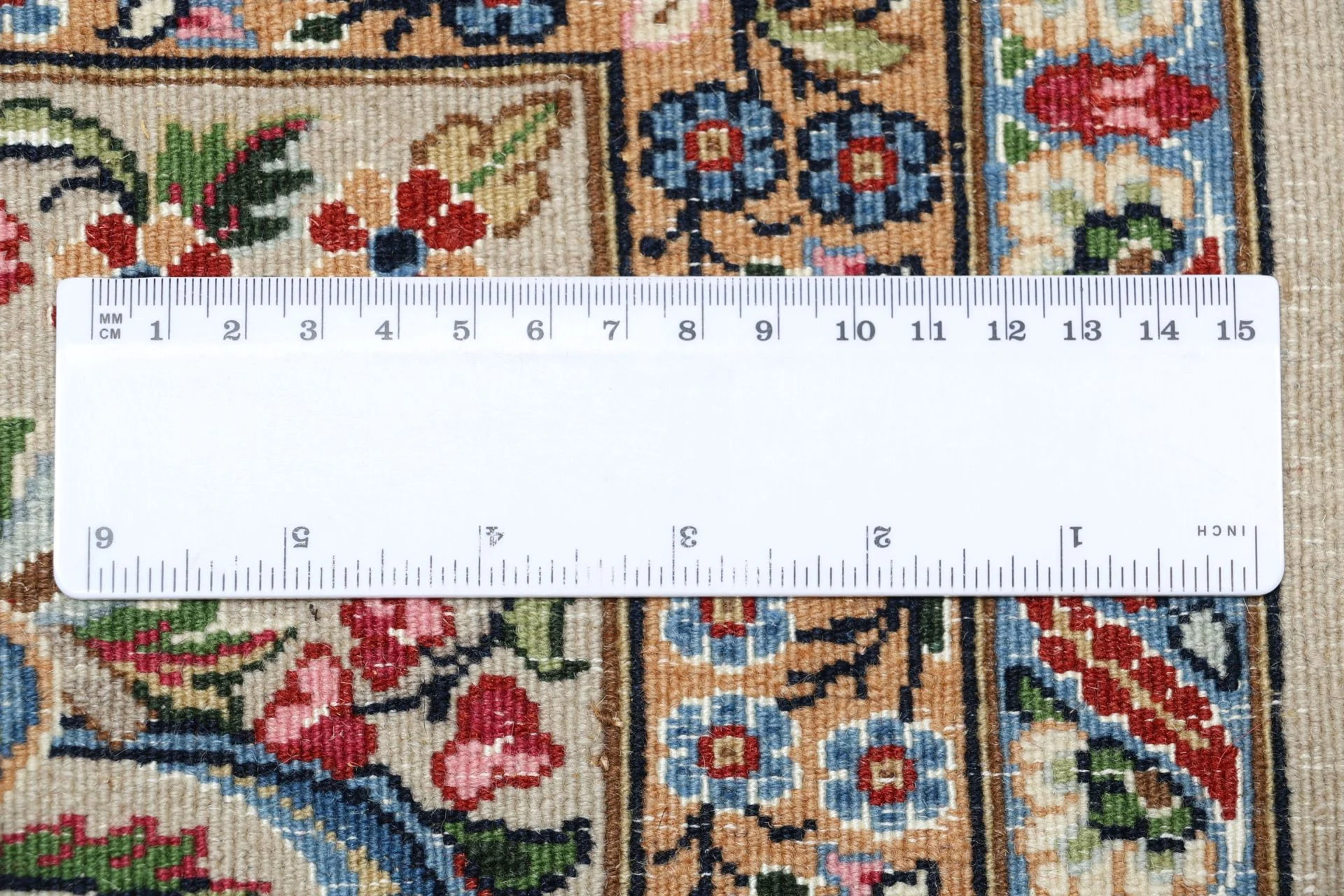 Hand-Knotted Kerman Persian Rug, 248 × 300 cm, Wool - Image 11