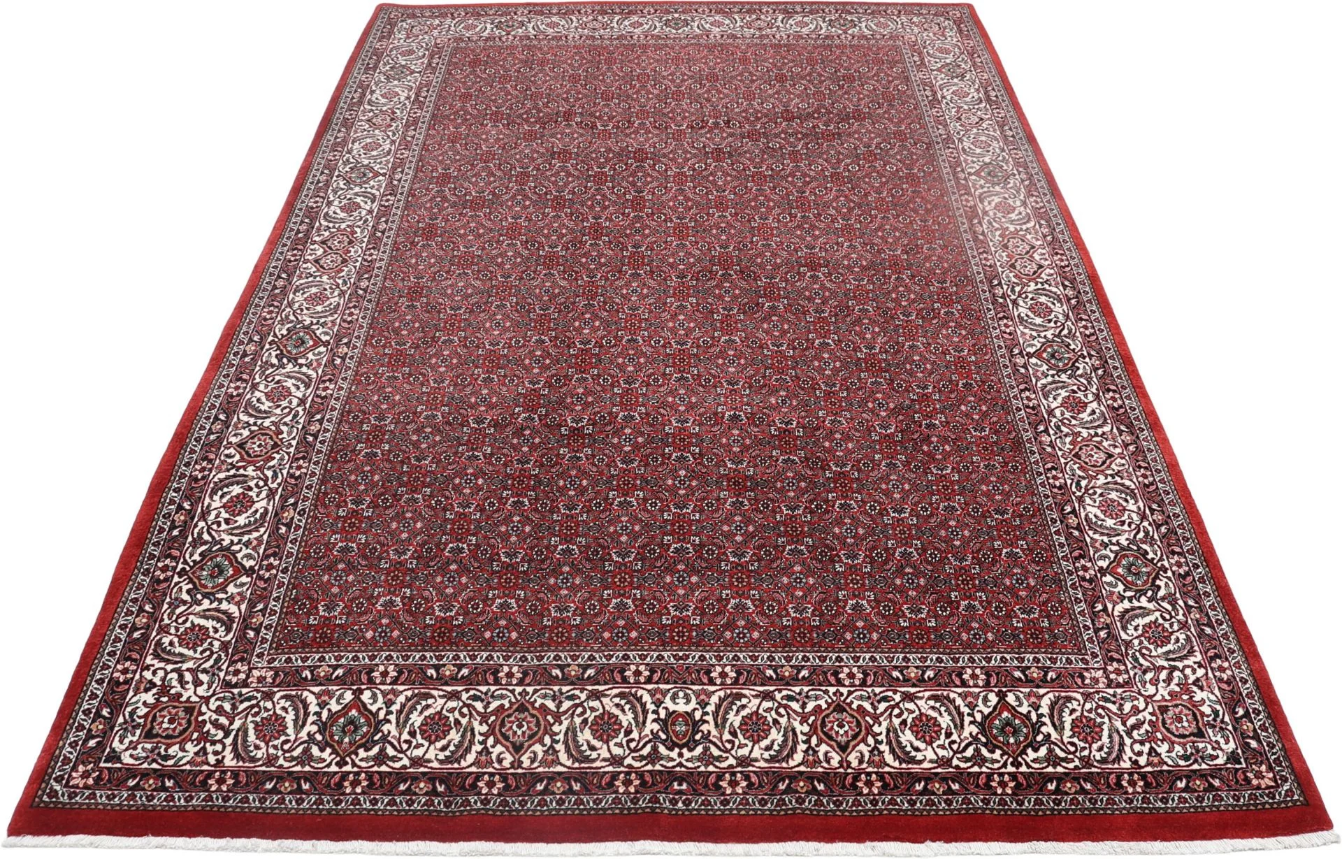 Alternative view of Wool & Silk Bijar Persian Rug 205 × 308 cm, hand-knotted