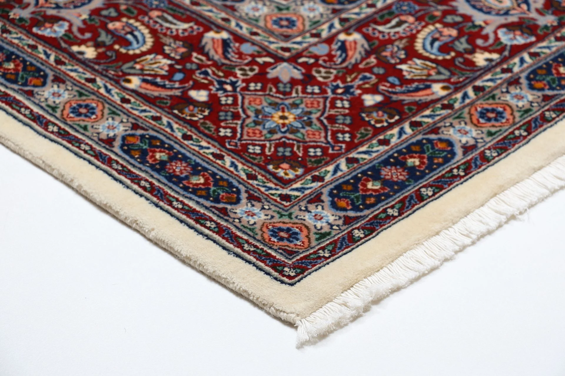Wool & Silk Moud Persian Rug 245 × 345 cm, hand-knotted - Image 6