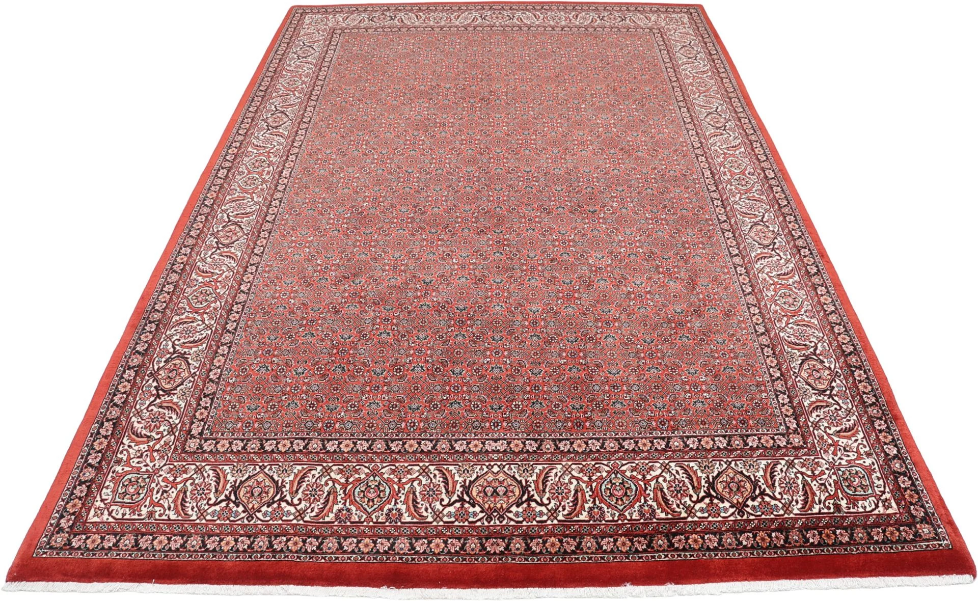 Alternative view of Hand-Knotted Bijar Persian Rug, 200 × 305 cm, Wool & Silk