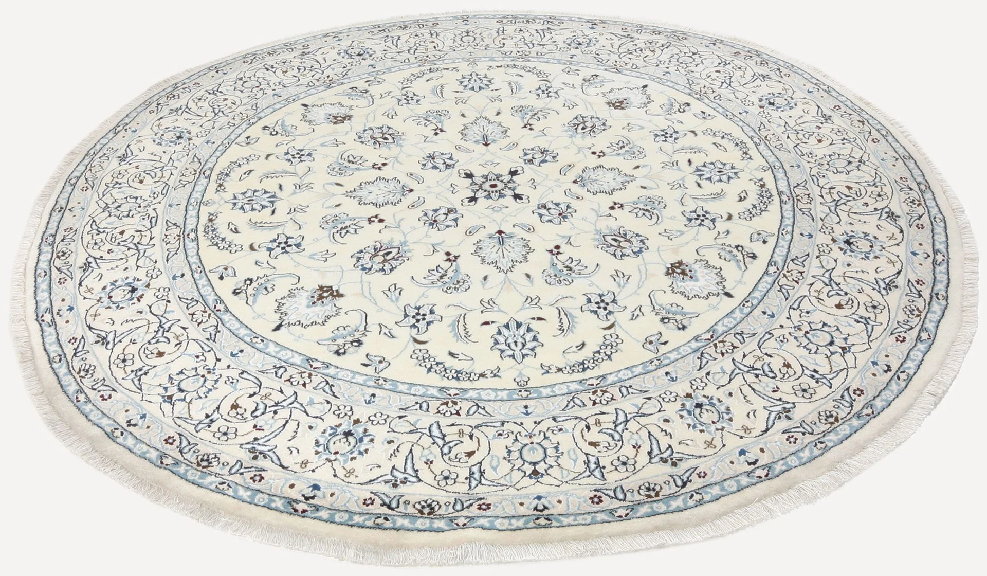 Wool & Silk Qom Persian Rug 200 × 200 cm, hand-knotted - Image 2