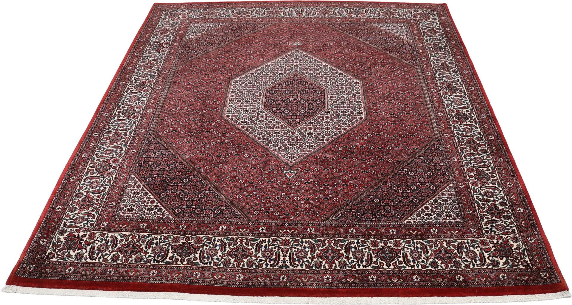 Alternative view of Bijar Persian Rug 255 × 305 cm in Wool & Silk, hand-knotted