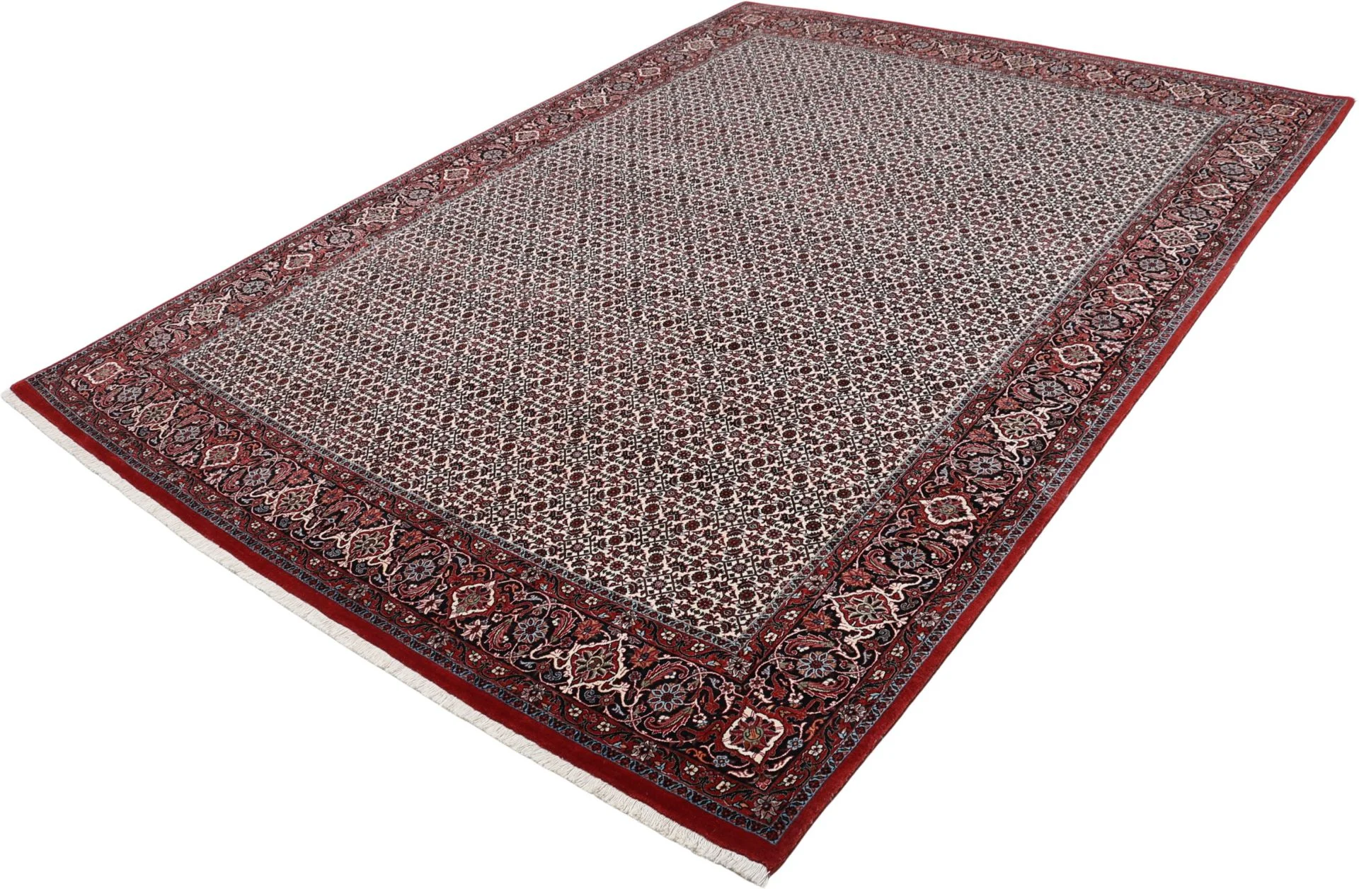 Hand-Knotted Bijar Persian Rug, 258 × 355 cm, Wool - Image 3