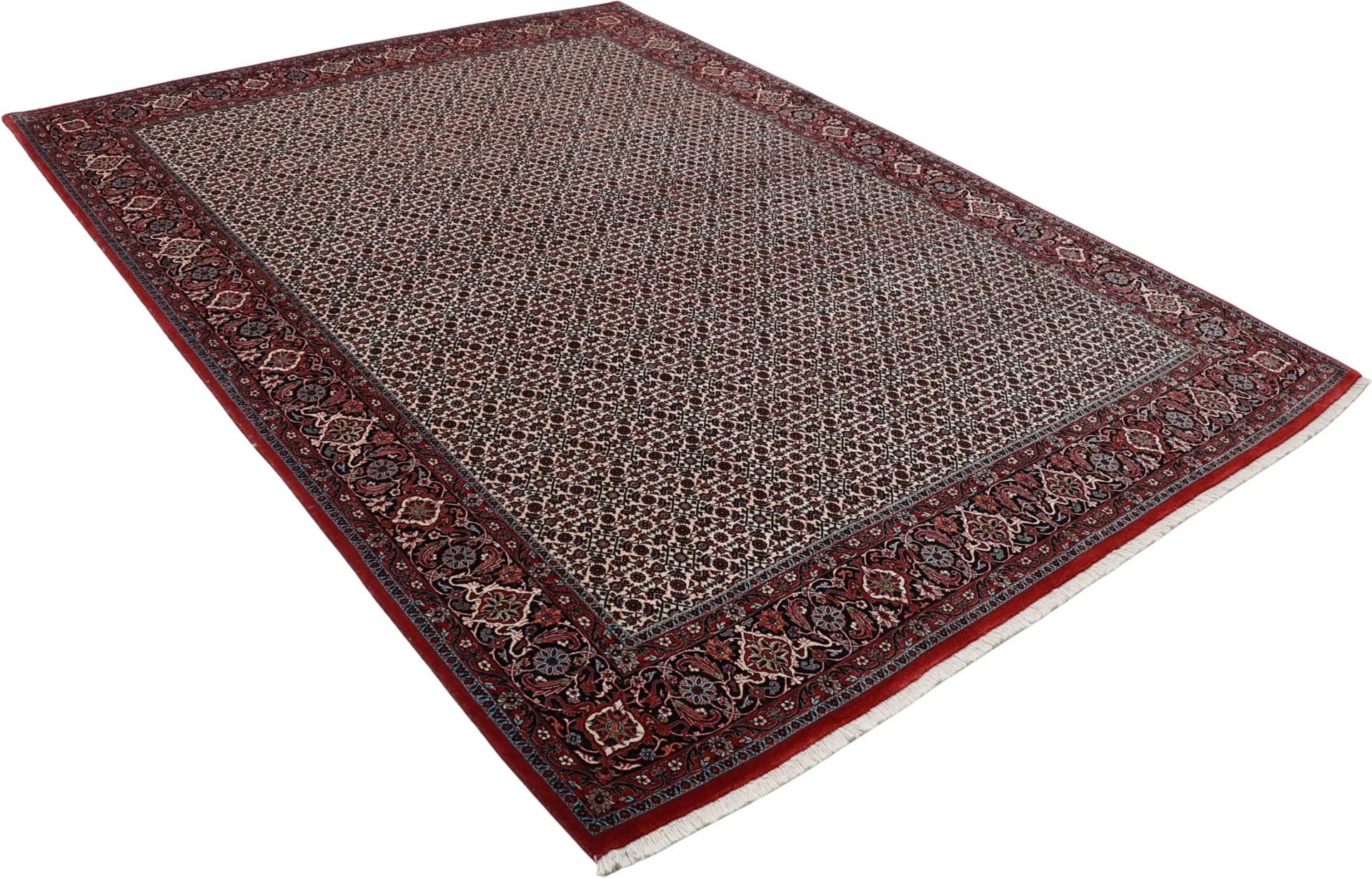 Hand-Knotted Bijar Persian Rug, 258 × 355 cm, Wool - Image 4