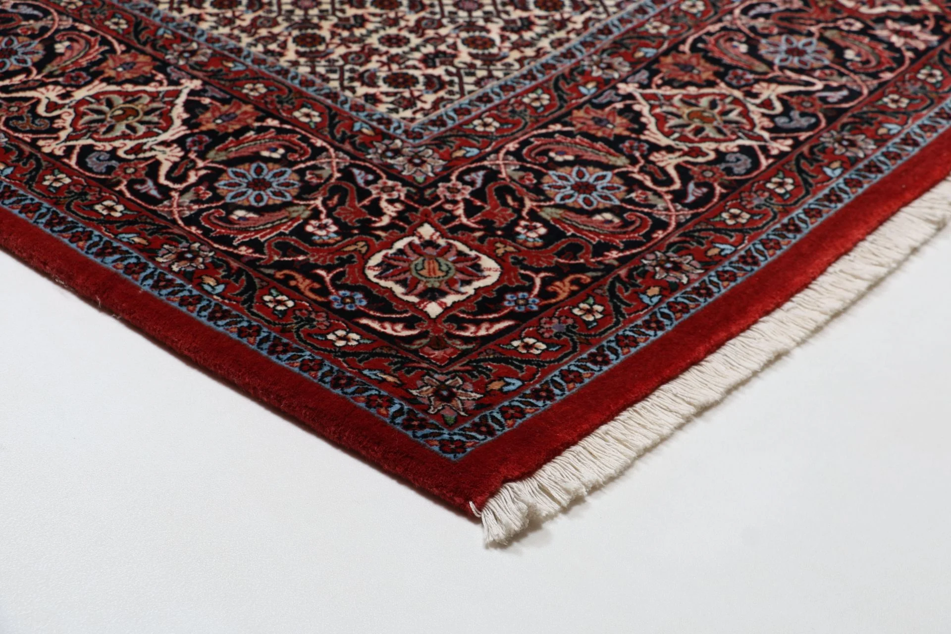 Hand-Knotted Bijar Persian Rug, 258 × 355 cm, Wool - Image 6