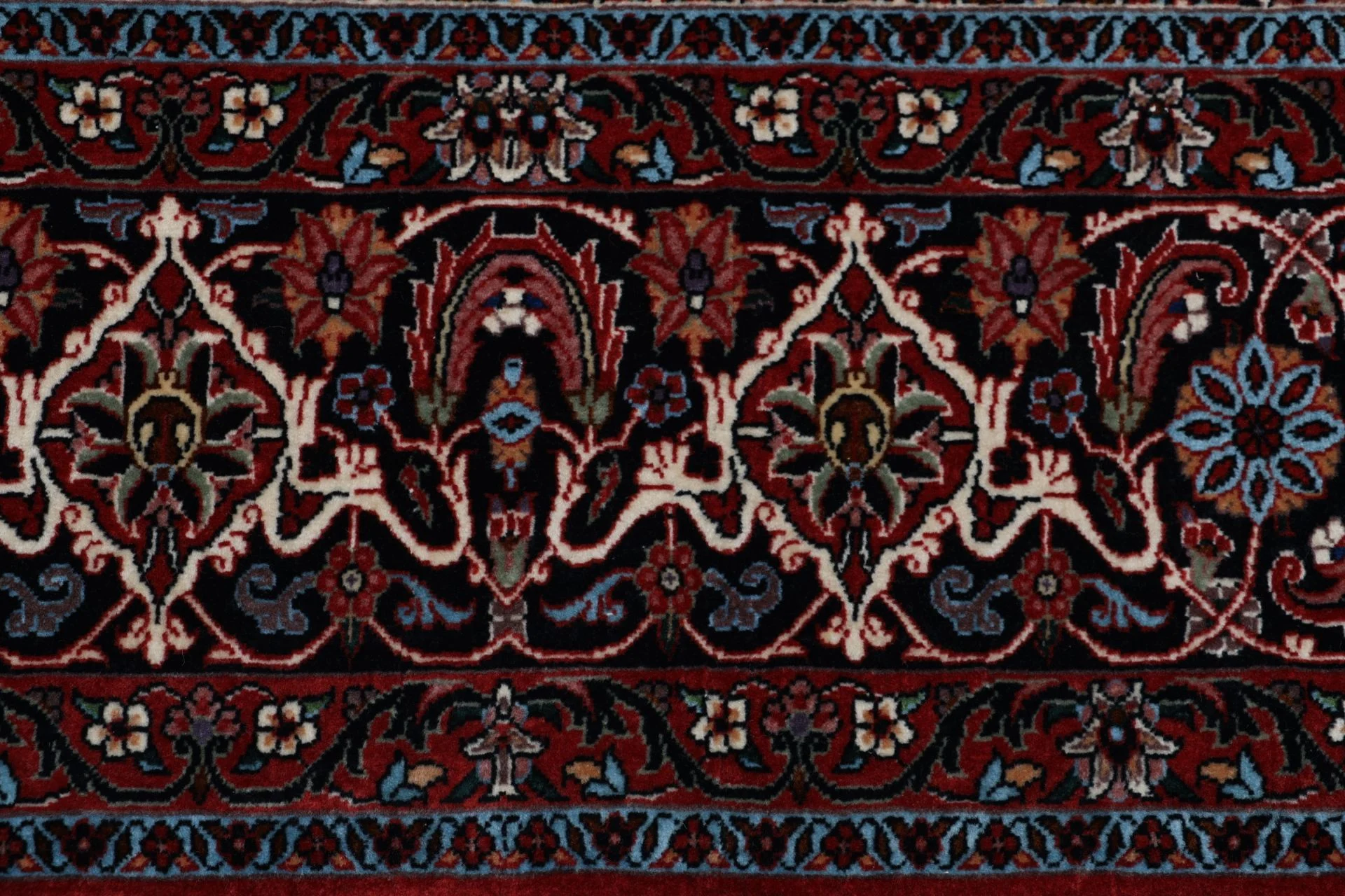 Hand-Knotted Bijar Persian Rug, 258 × 355 cm, Wool - Image 8