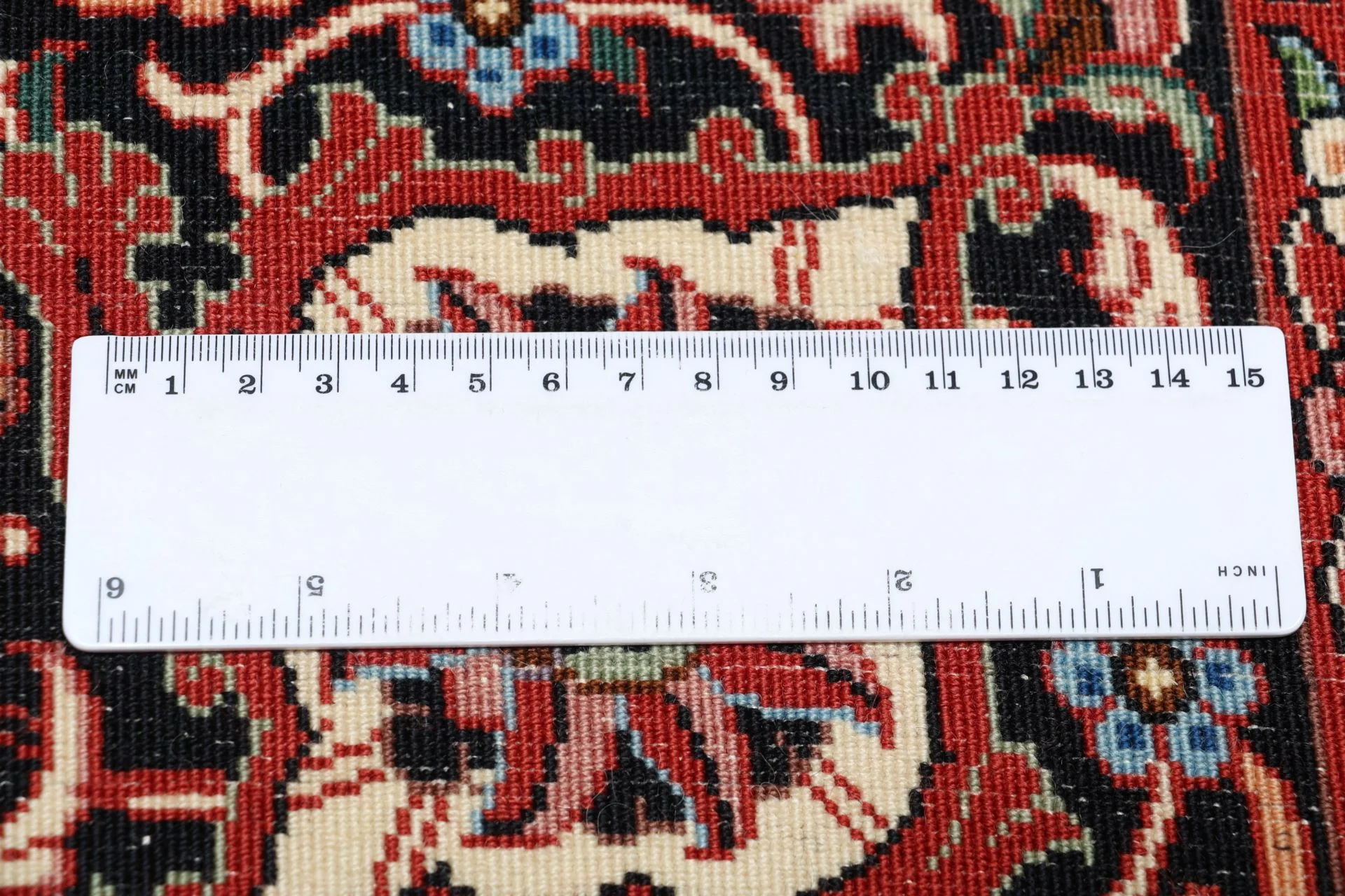 Hand-Knotted Bijar Persian Rug, 258 × 355 cm, Wool - Image 11