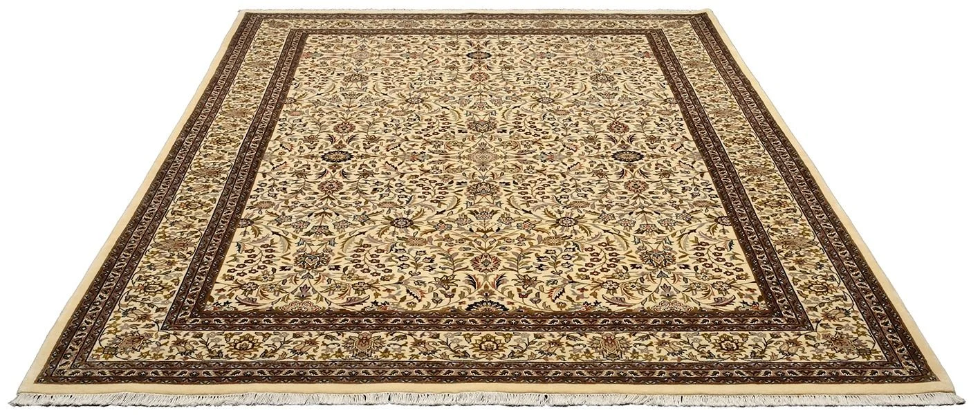 Alternative view of Hand-Knotted Hereke Indian Rug, 250 × 350 cm, Wool & Silk