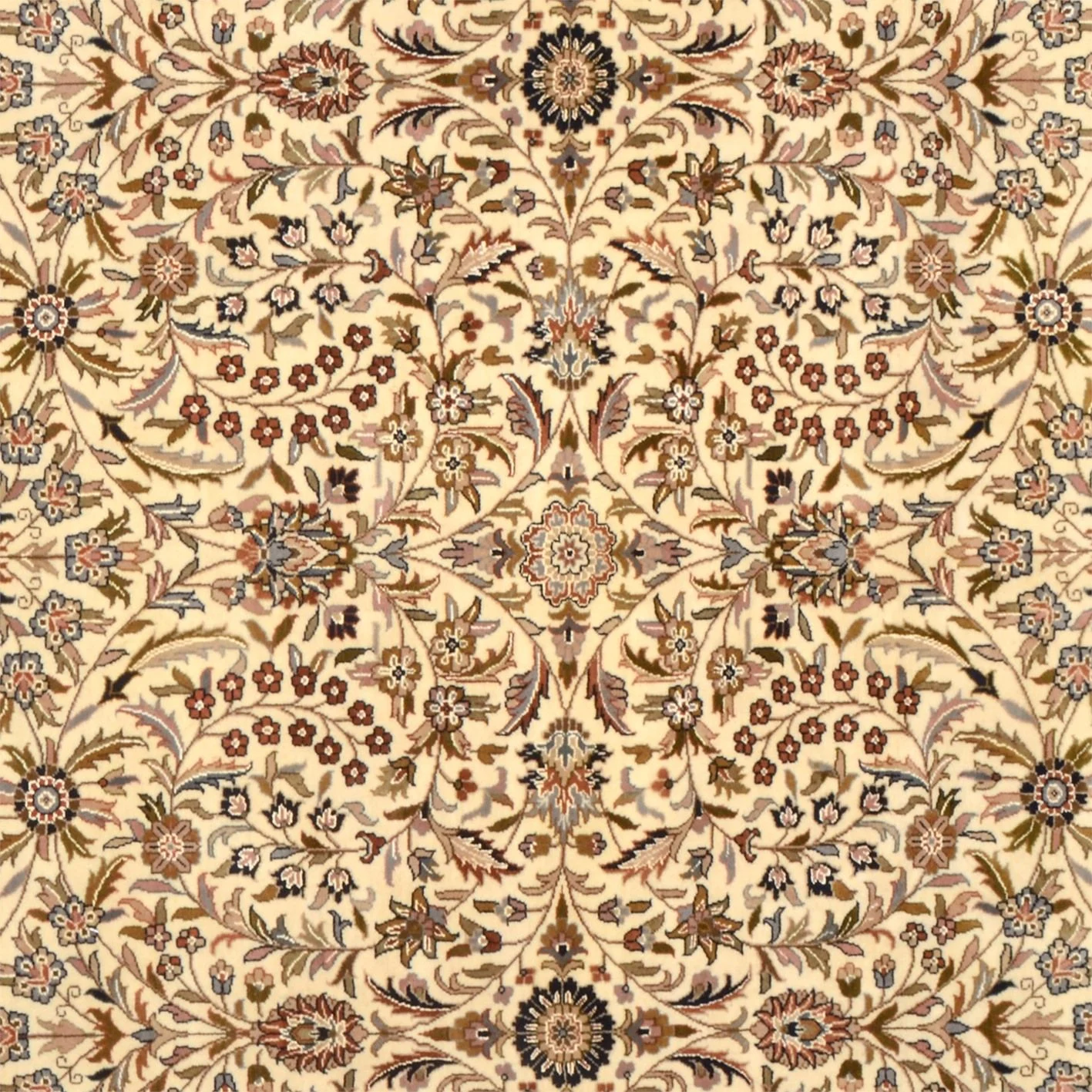 Hand-Knotted Hereke Indian Rug, 250 × 350 cm, Wool & Silk - Image 4