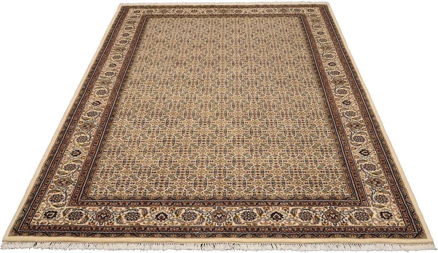 Alternative view of Bijar Indian Rug 200 × 303 cm in Wool & Silk, hand-knotted