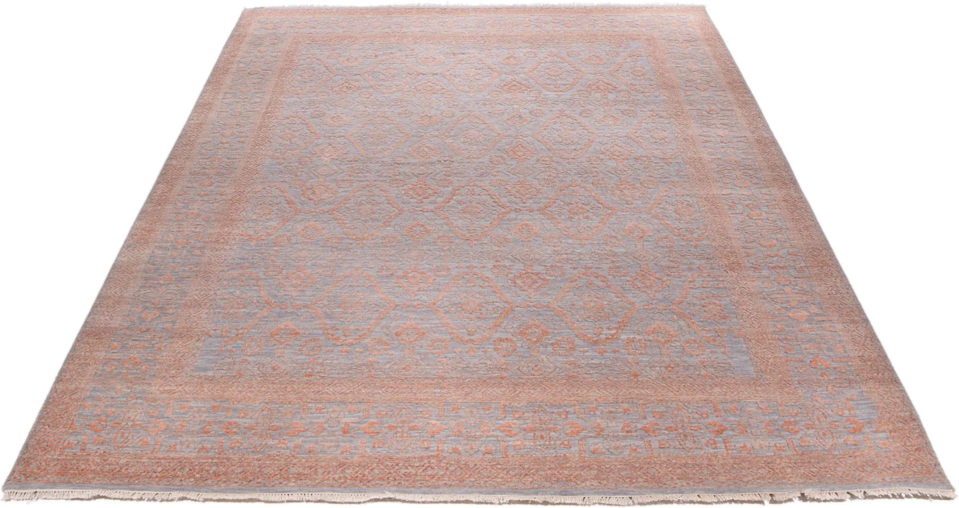 Alternative view of Indian Rug 247 × 305 cm in Wool & Silk, hand-knotted