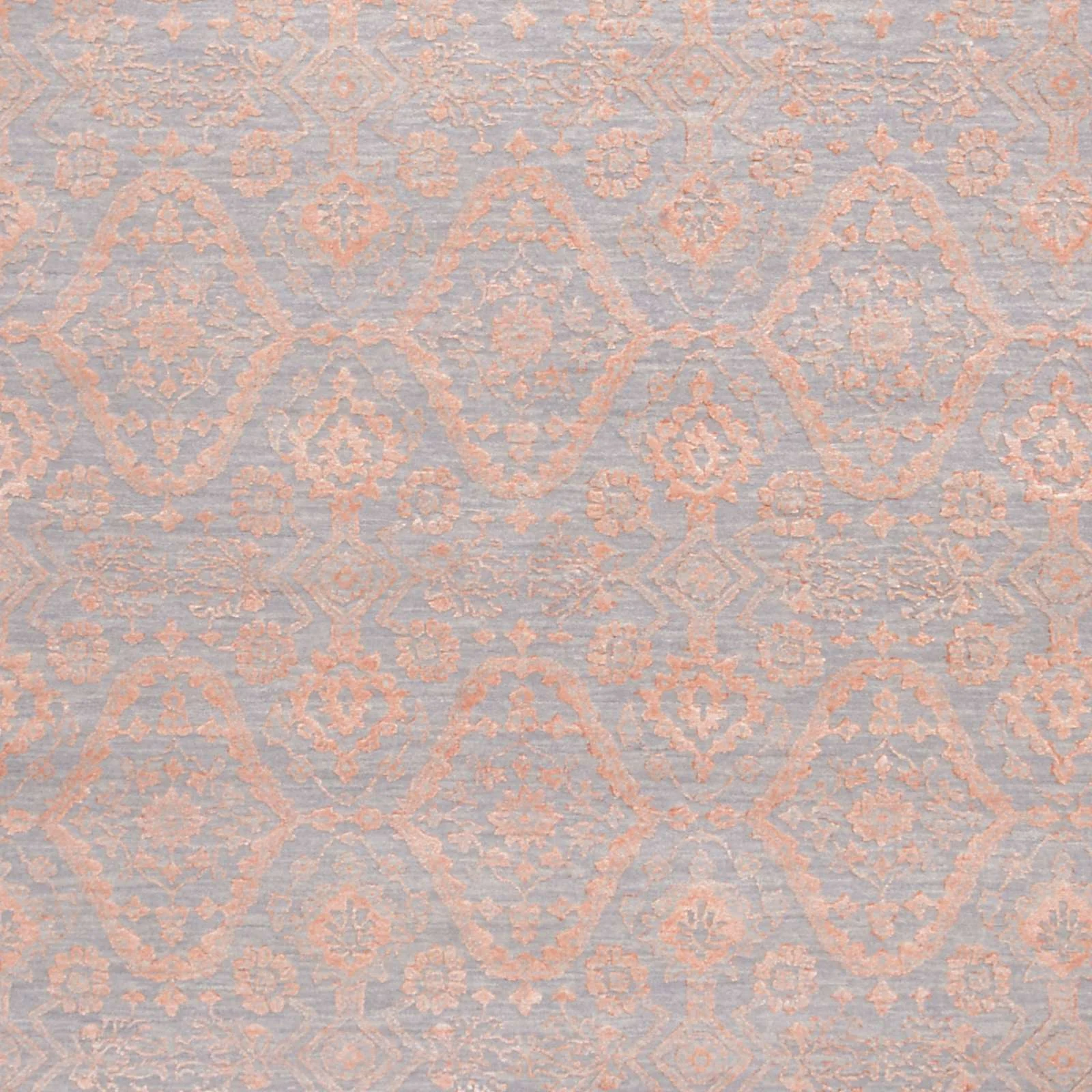 Indian Rug 247 × 305 cm in Wool & Silk, hand-knotted - Image 5